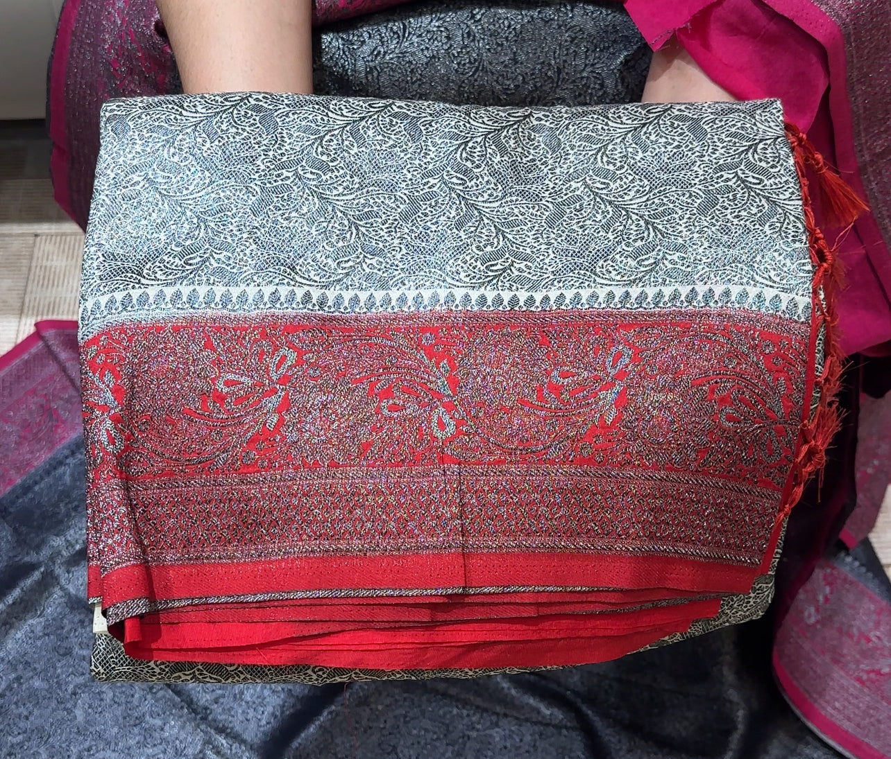 SEMI KATAN SAREES - IHA 22702