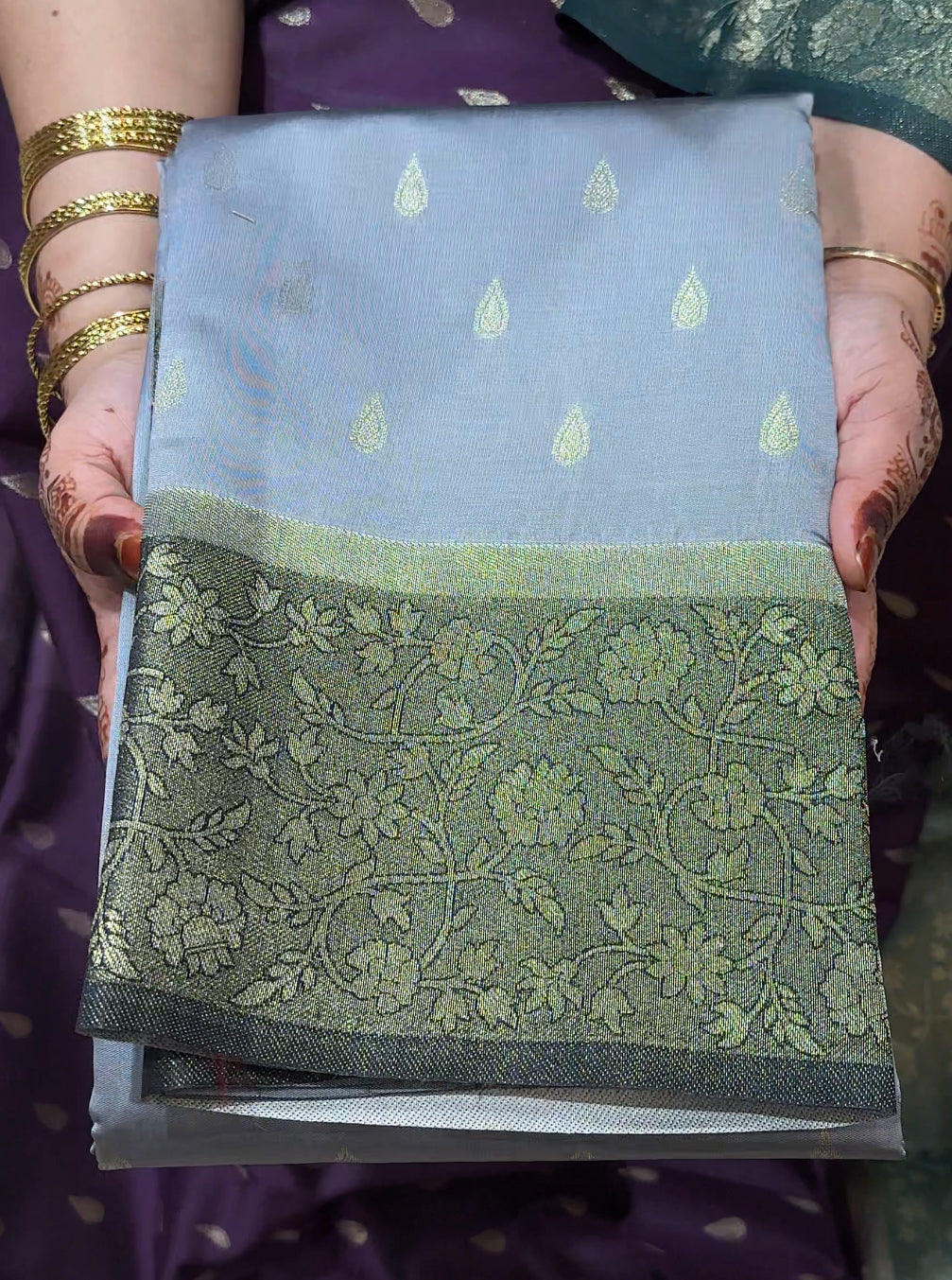 BUDGET BUY SEMI SILK SAREES - IHA 21908