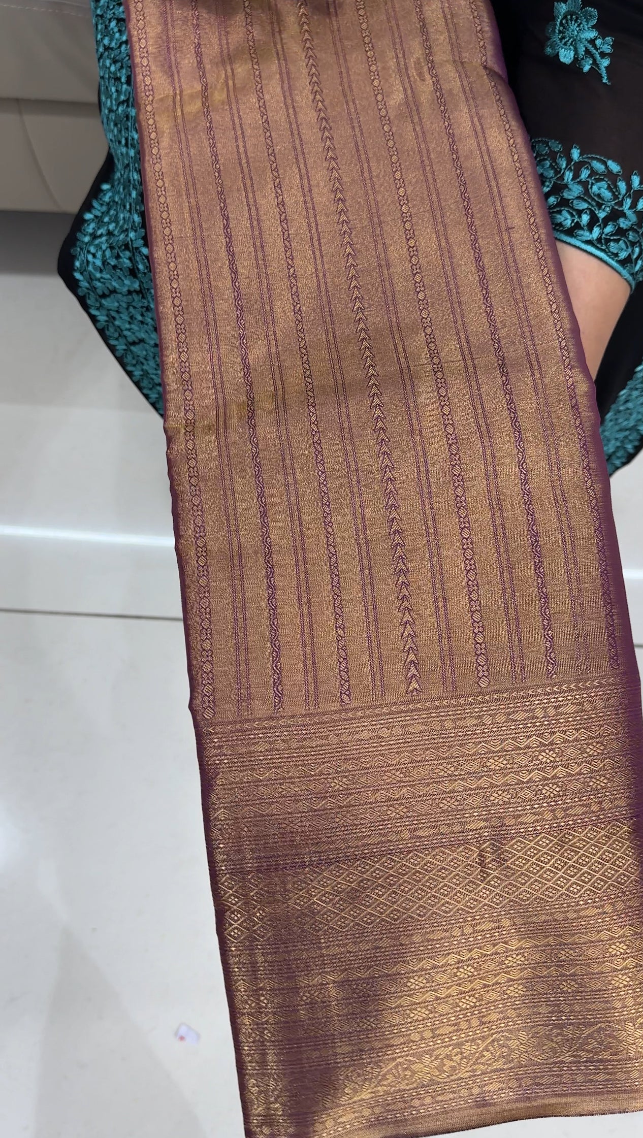 DESIGNER TISSUE KANCHIPURAM SILK SAREES - IHA 26353