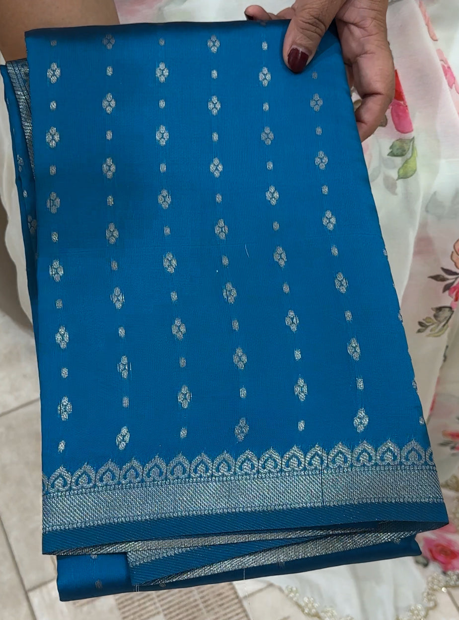 SEMI SILK SAREES - IHA 25721