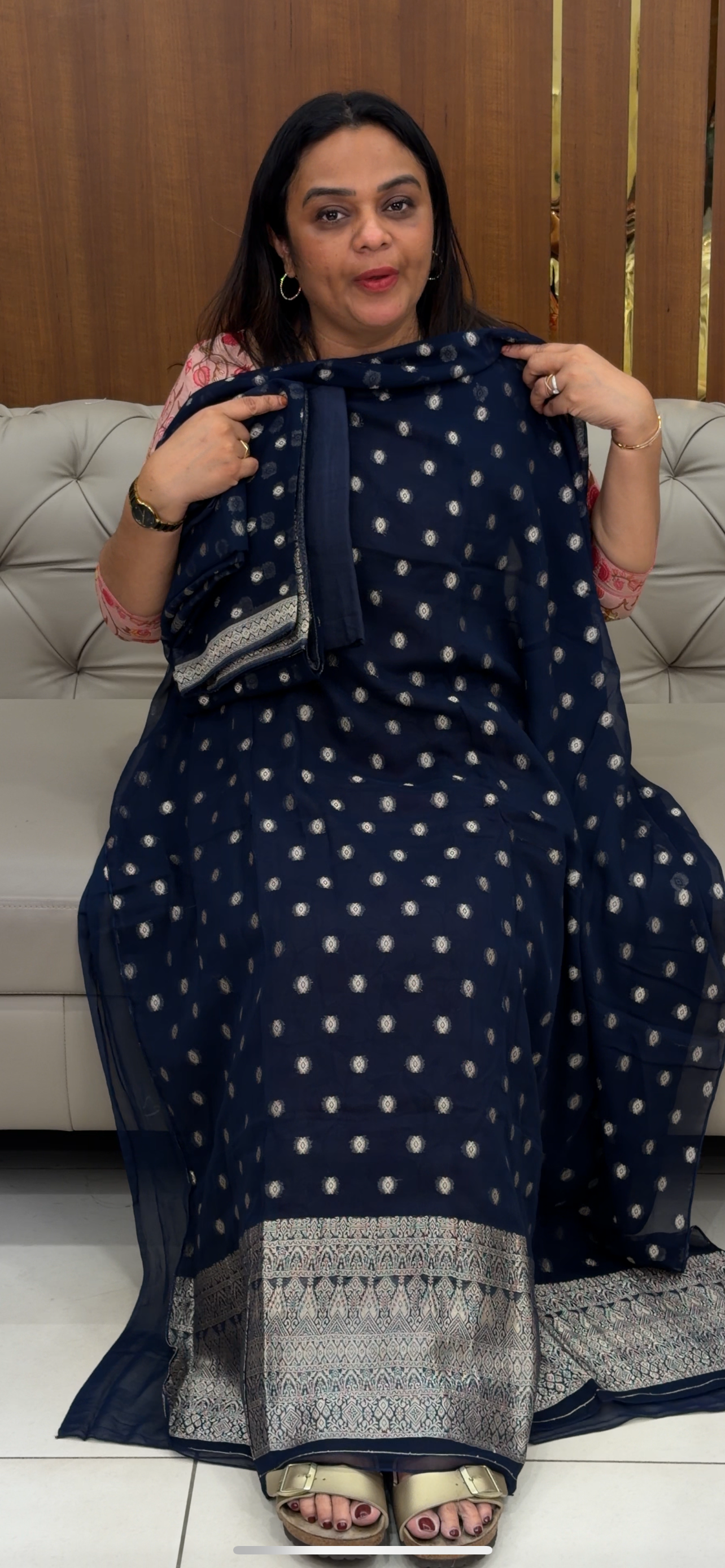 BANARASI UNSTITCHED SALWAR SUITS - IHA 30344