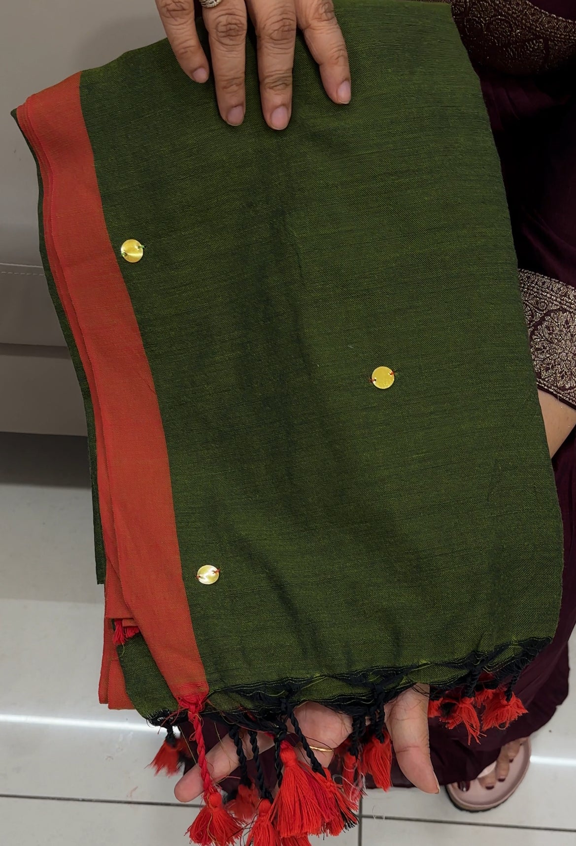 KHADDY COTTON SAREES - IHA 26770