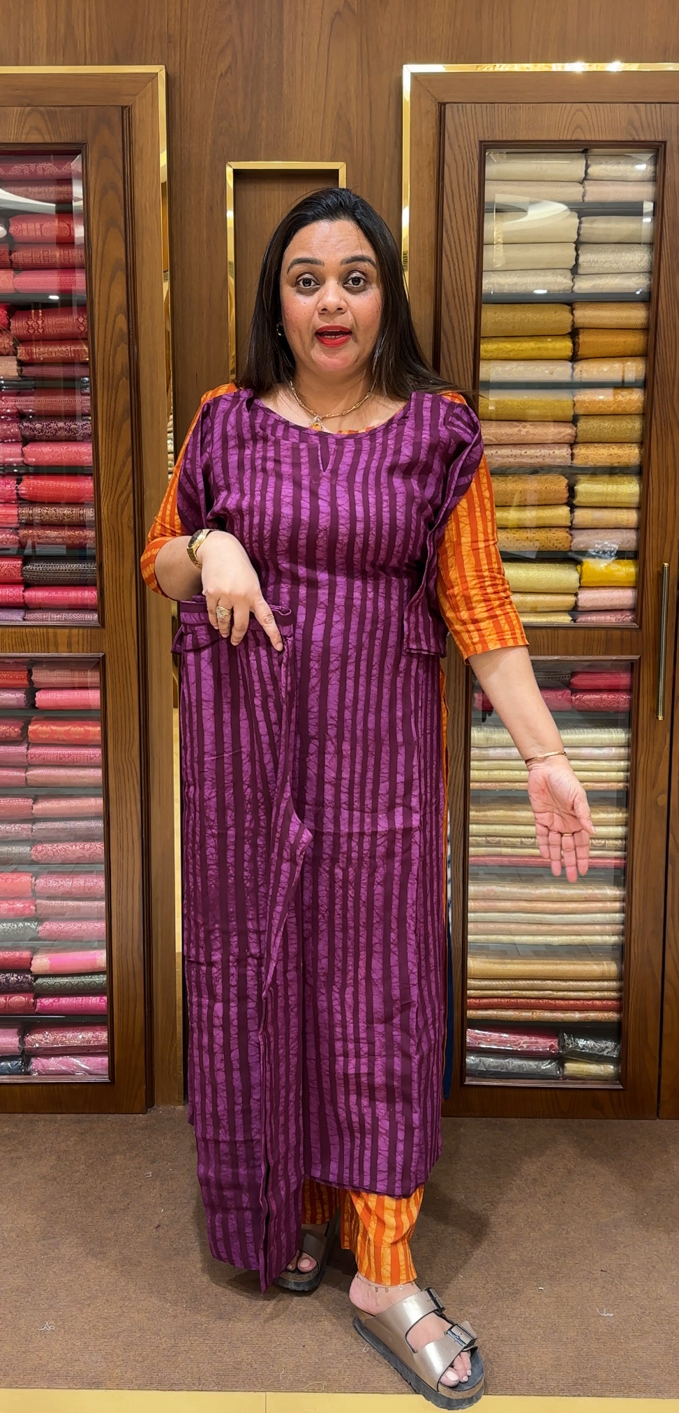 FORWARD COTTON TOP,BOTTOM AND DUPATTA - IHA 21723