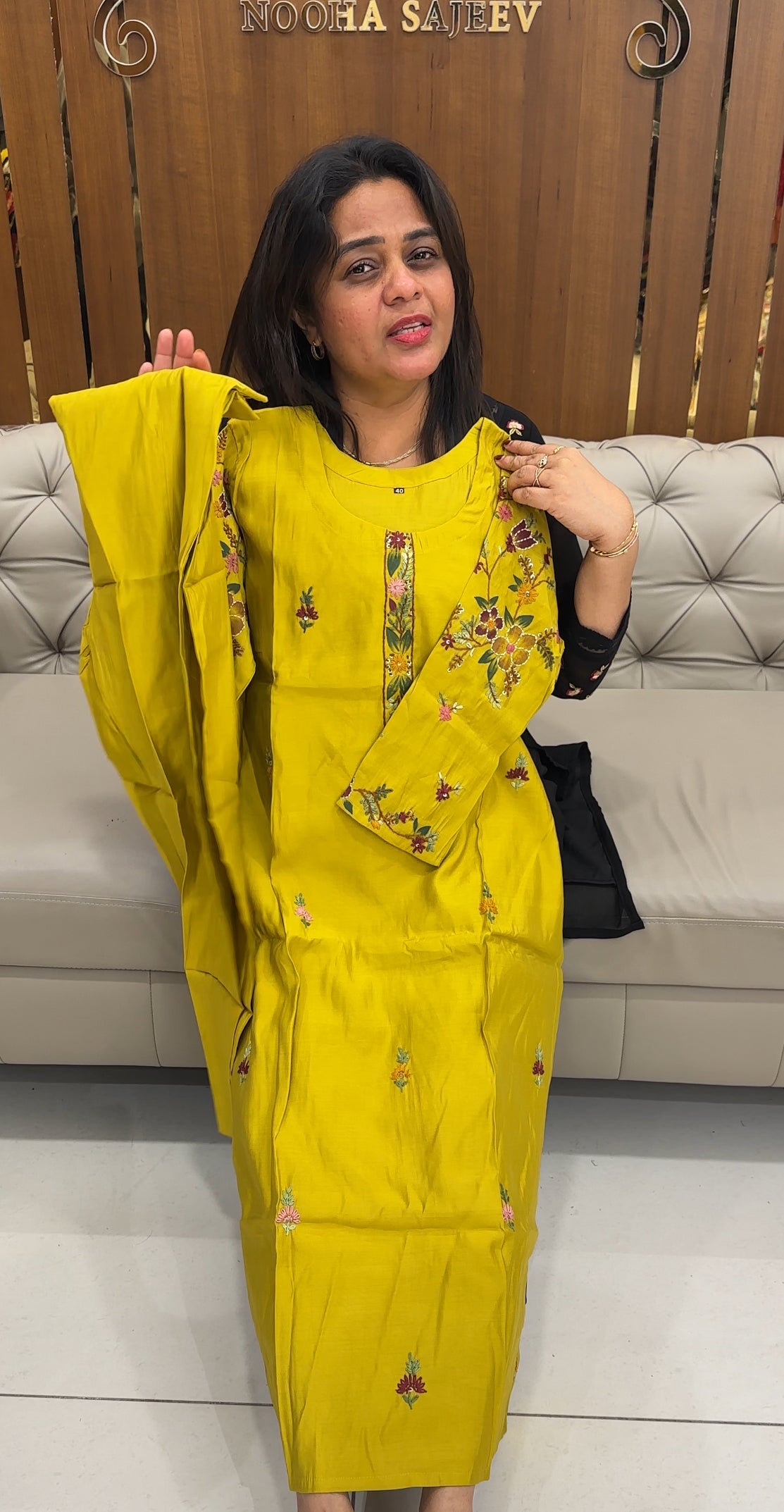 MALAI CHANDERI TOP AND BOTTOM - IHA 26016