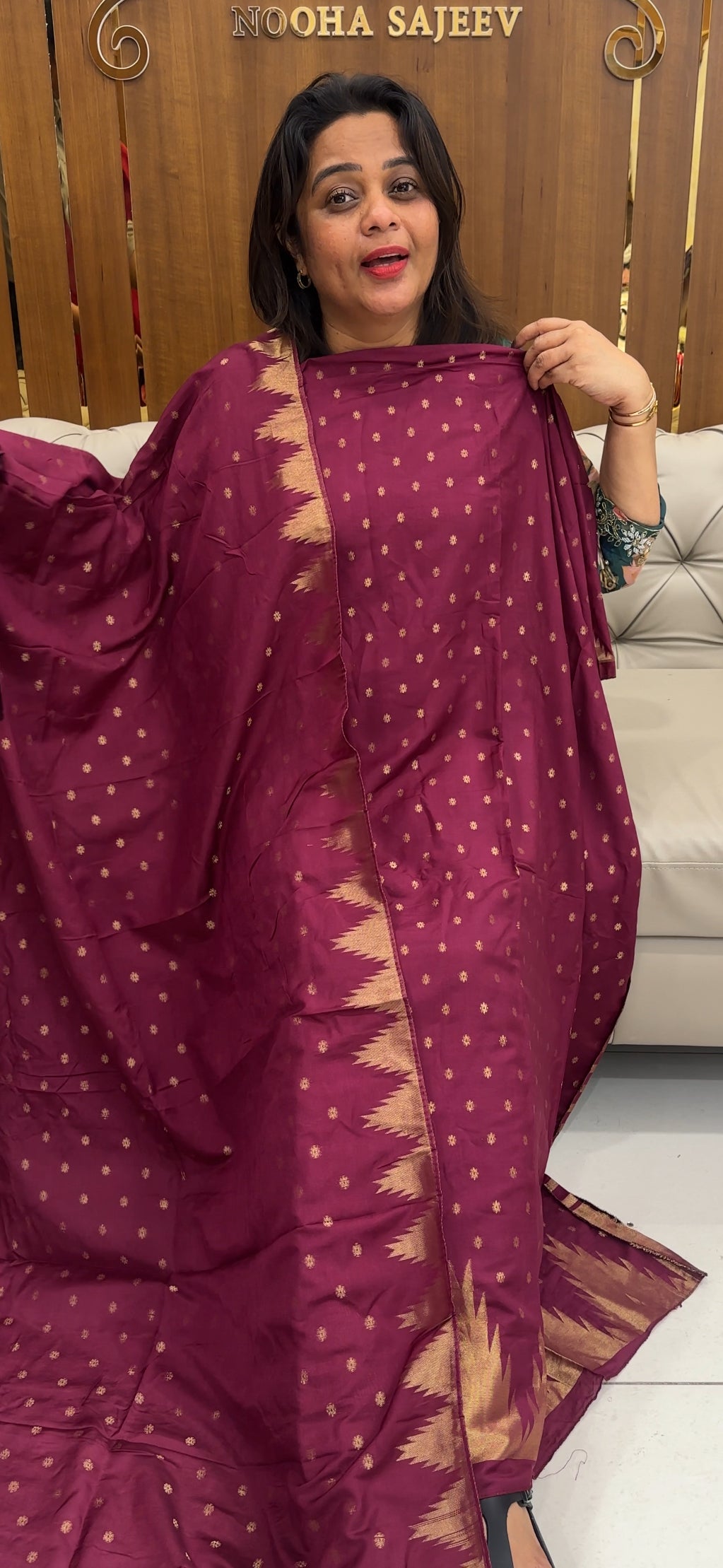 FORWARD SEMI BANARASI UNSTITCHED SALWAR SUITS - IHA 257148