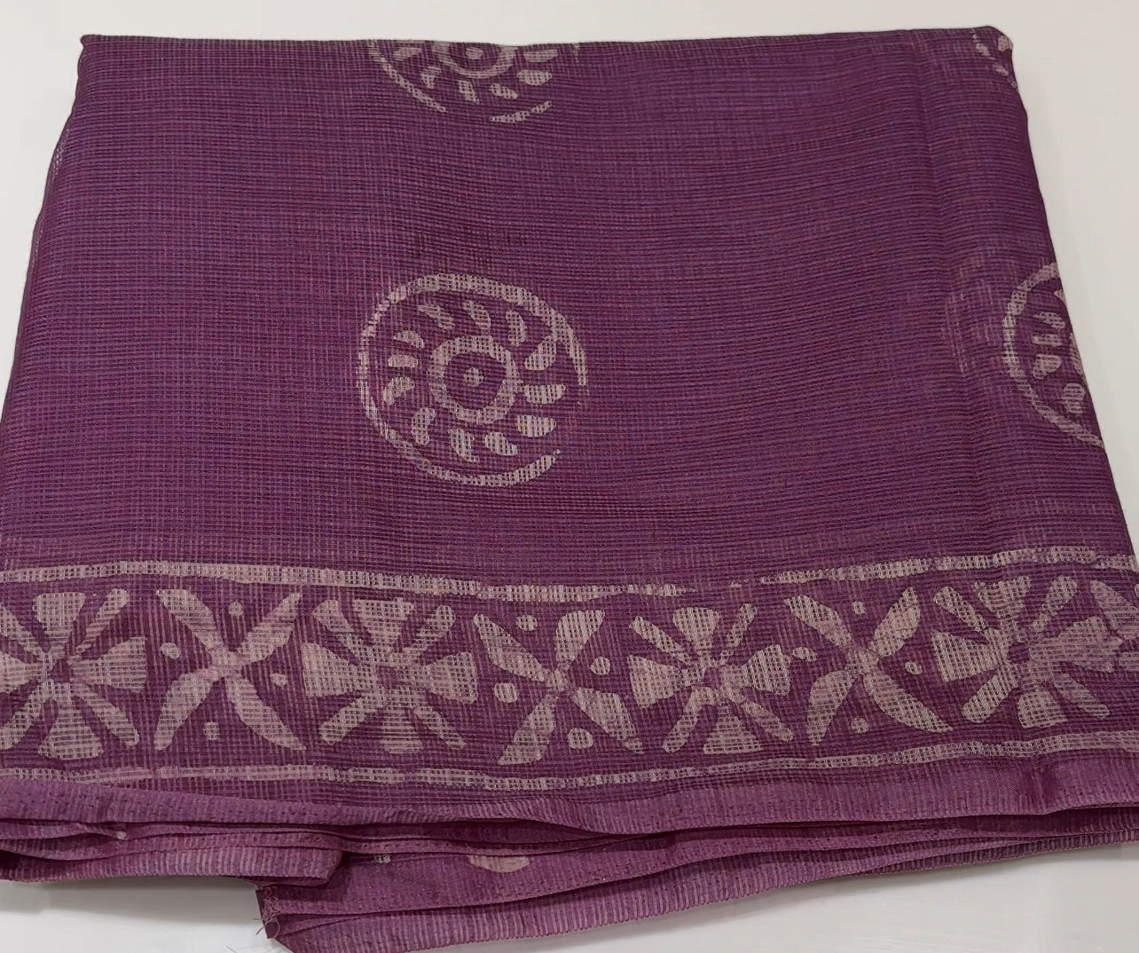 BATIK PRINTED SAREES - IHA 25110
