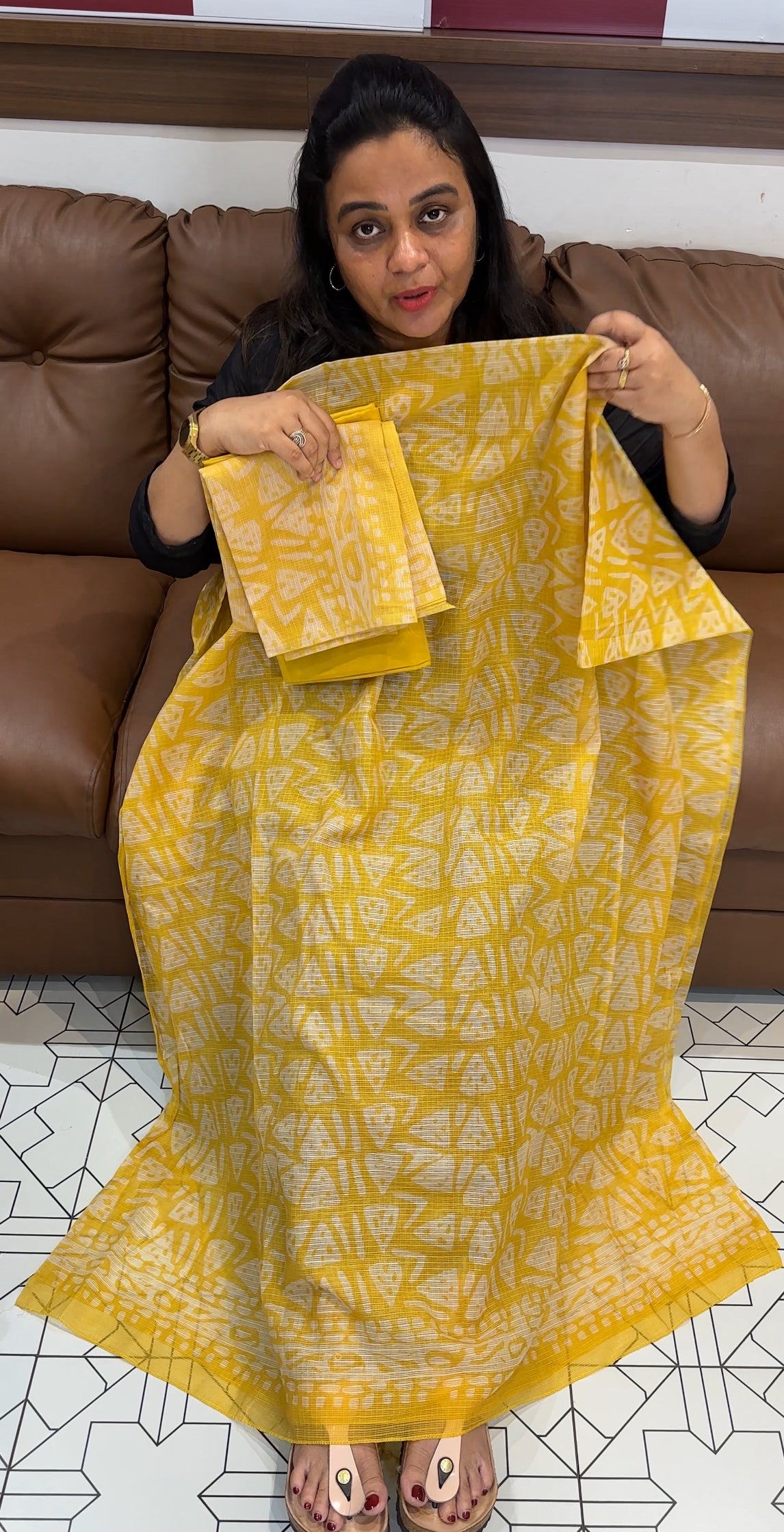 BATIK PRINTED UNSTITCHED SALWAR SUITS - IHA 27914