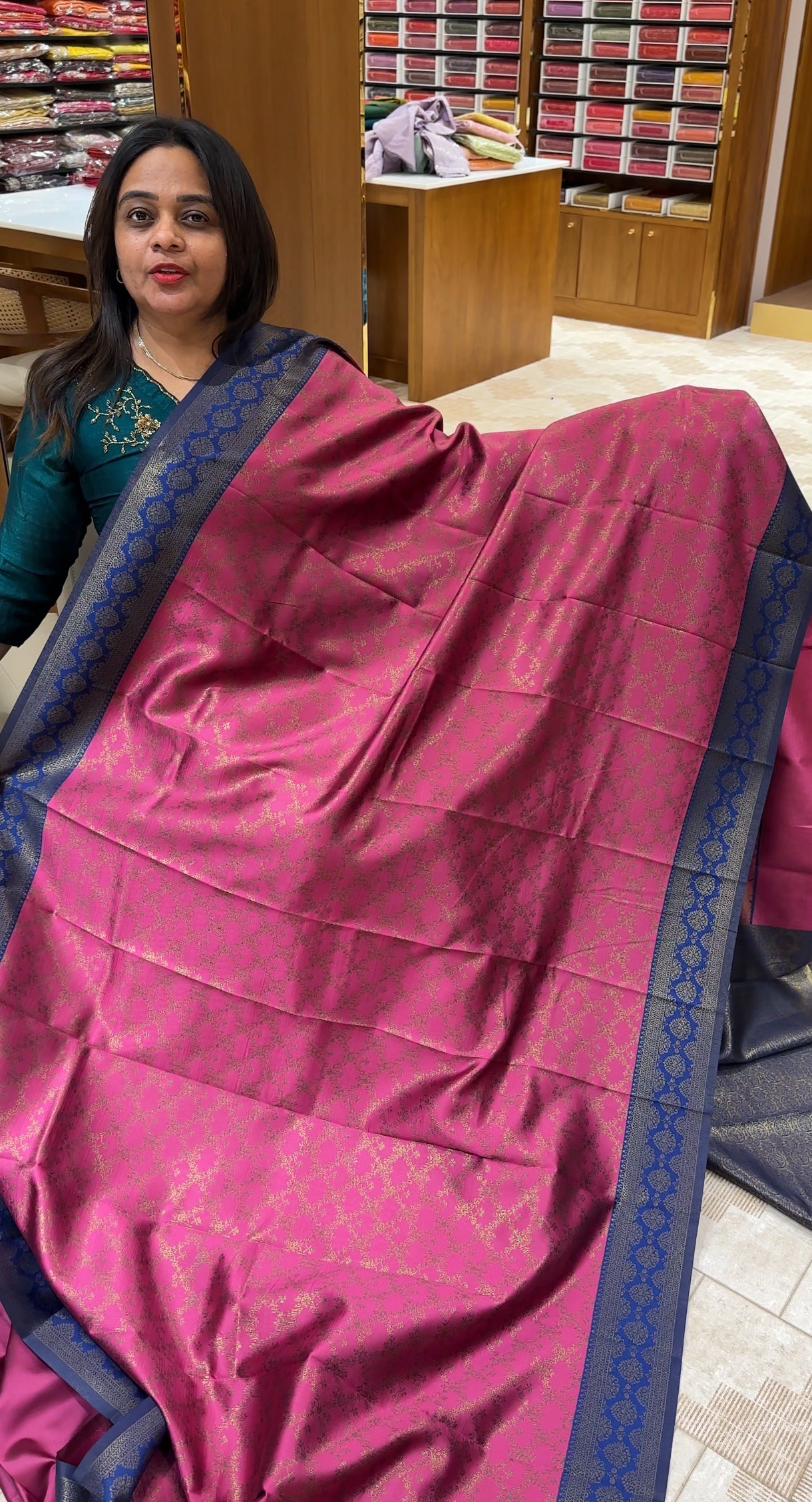 SEMI SILK SAREES - IHA 26069
