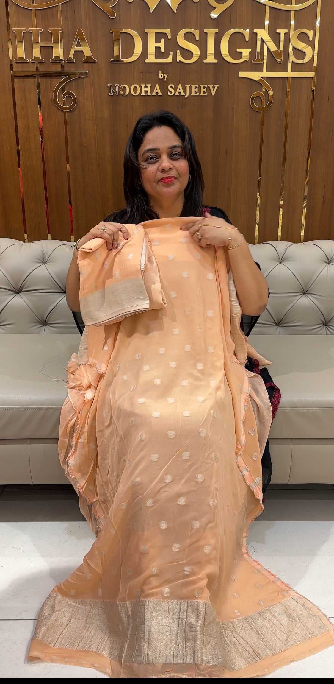 BANARASI UNSTITCHED SALWARE SUITS - IHGA 24921