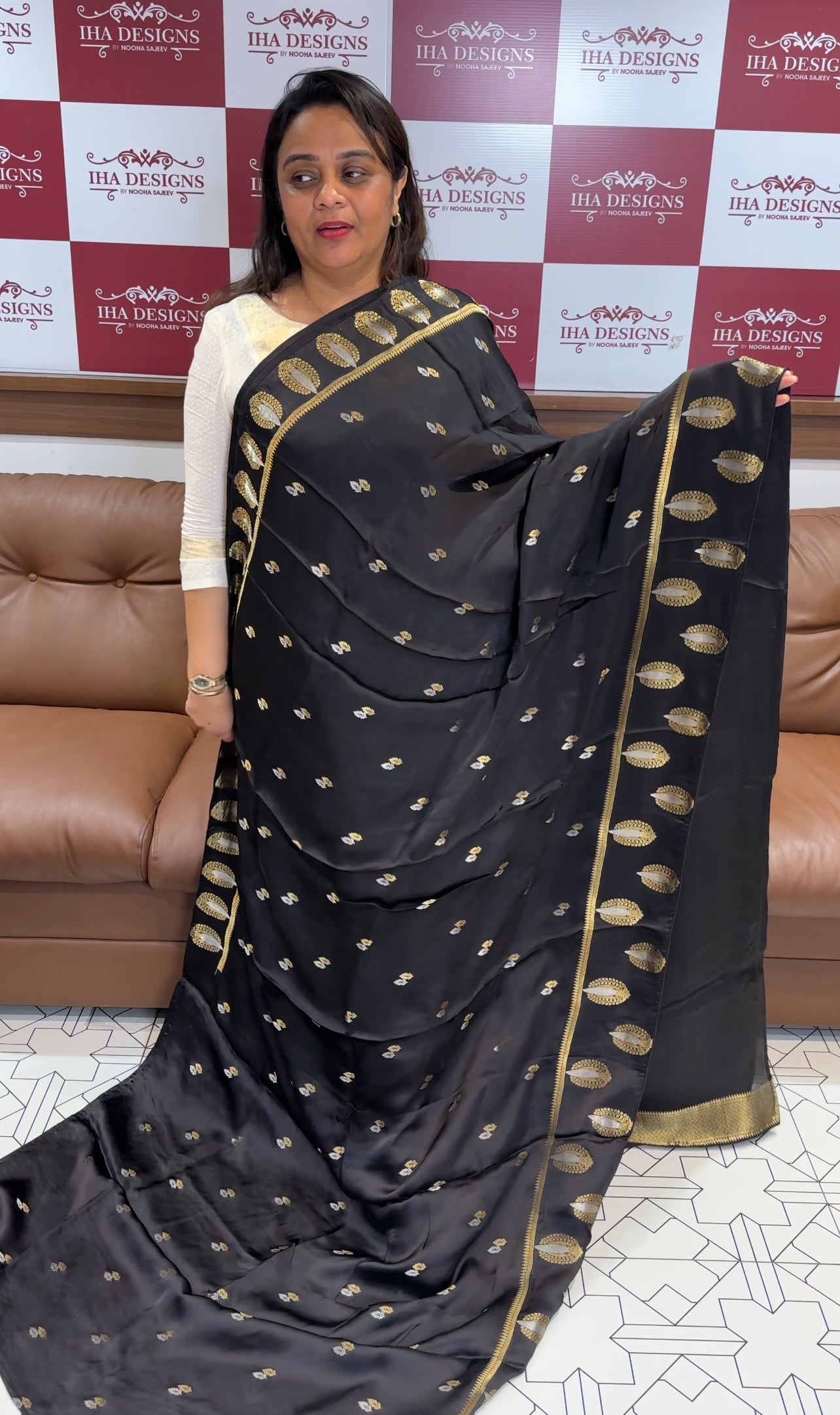 RAW MANGO SILK SAREES - IHA 24989