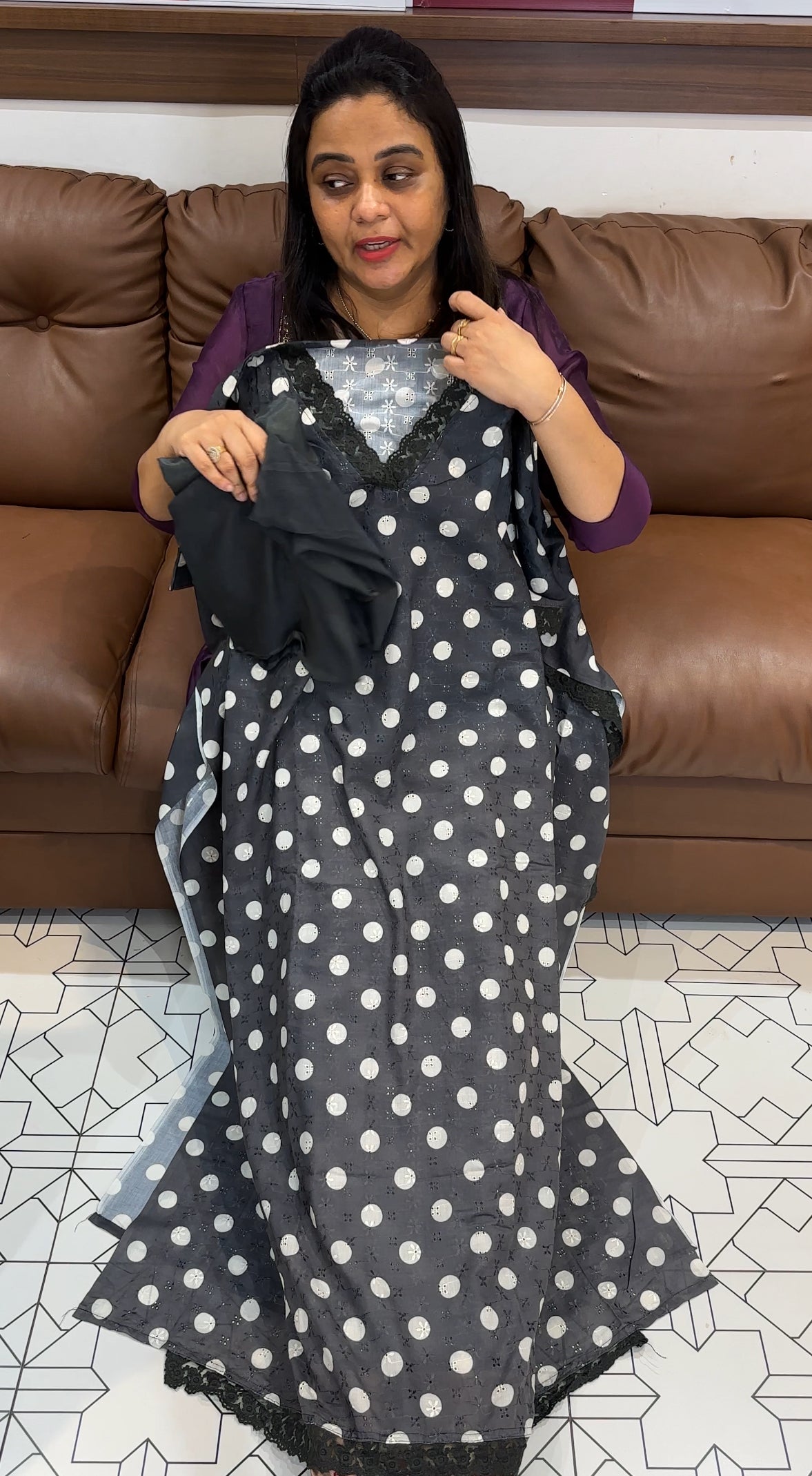 COTTON HAKOBA UNSTITCHED SALWAR SUITS - IHA 28028