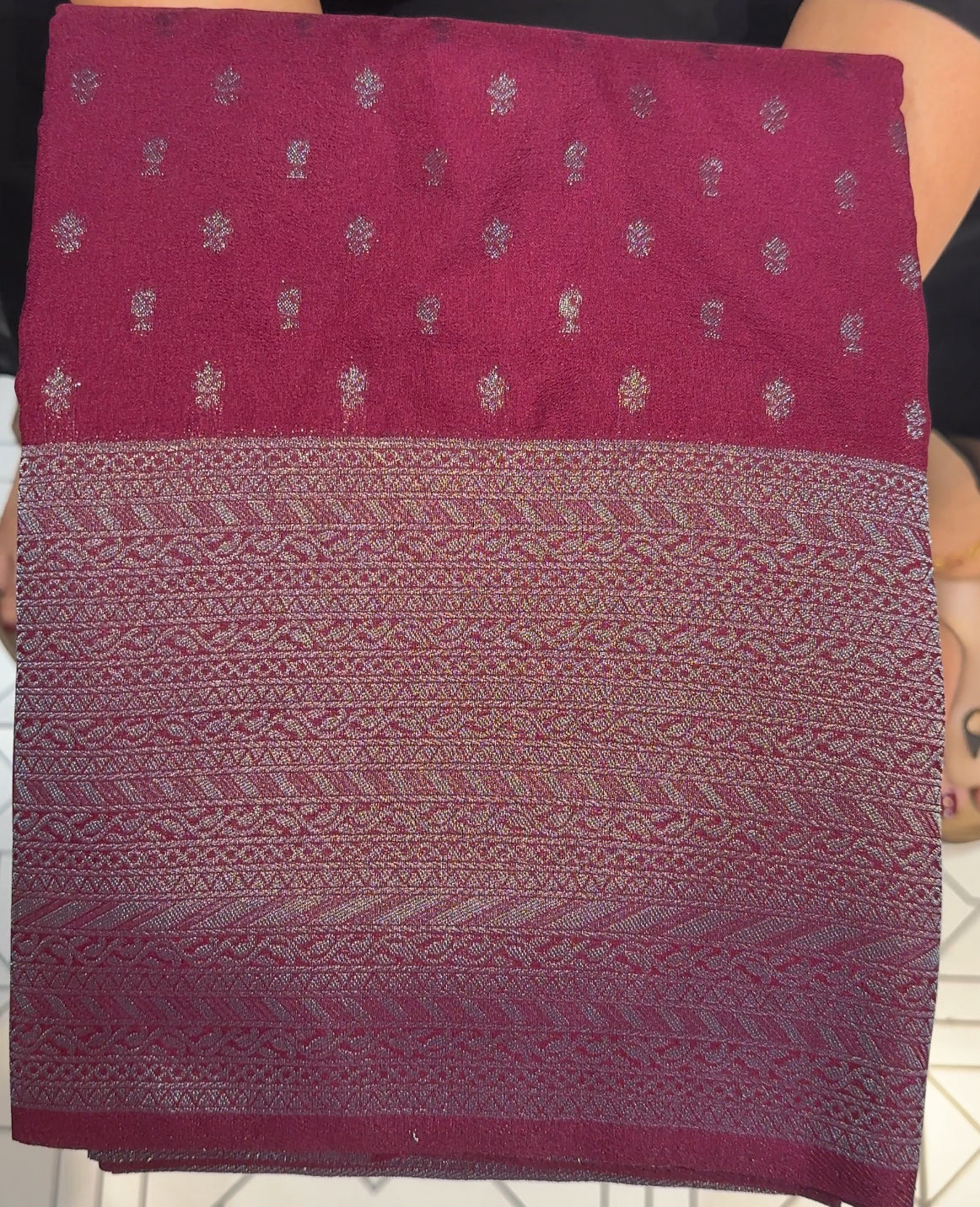 SEMI BANARASI SAREES - IHA 26276