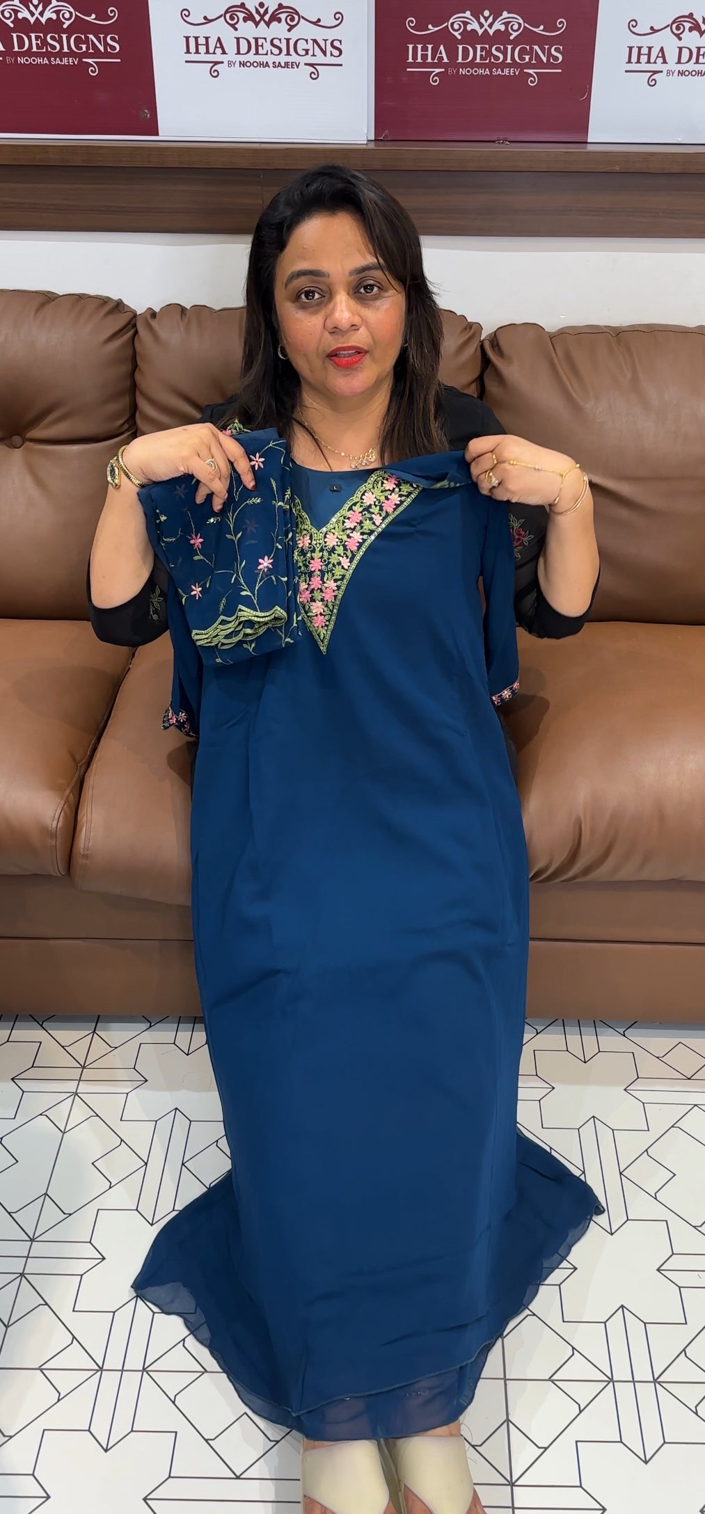 READY TO WEAR TOP,BOTTOM AND DUPATTA - IHA 24887