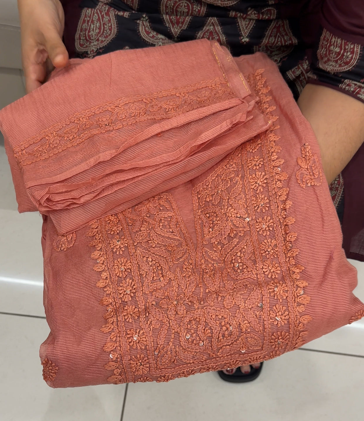 NET KOTA UNSTITCHED SALWAR SUITS - IHA 28443