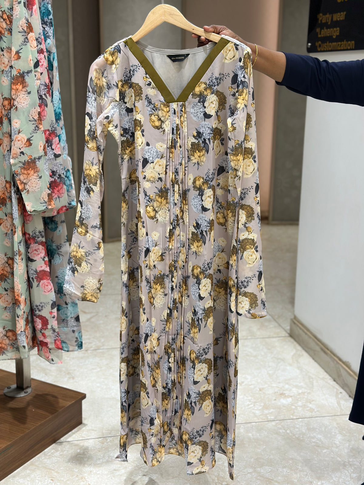 PRINTED LONG TOPS - IHA 36013