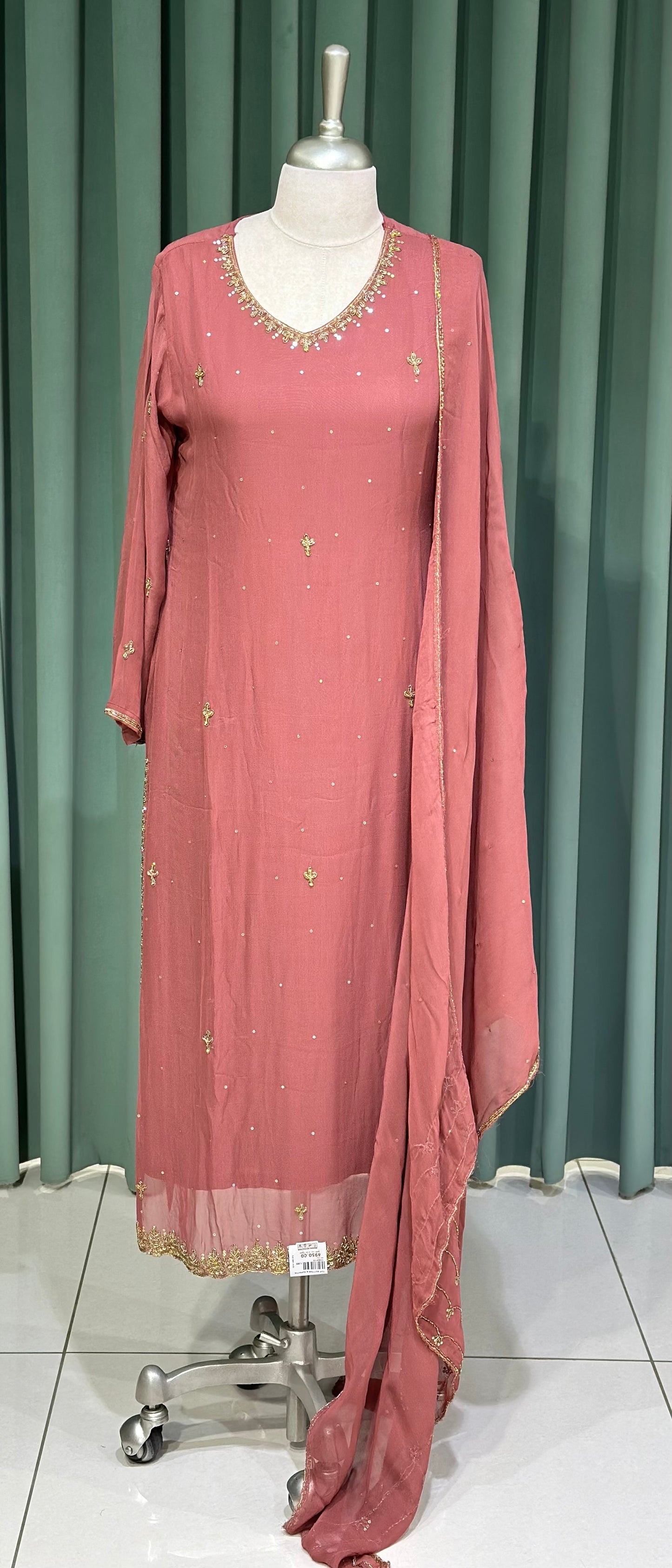 PARTY WEAR TOP, BOTTOM AND DUPATTA - IHA 27363