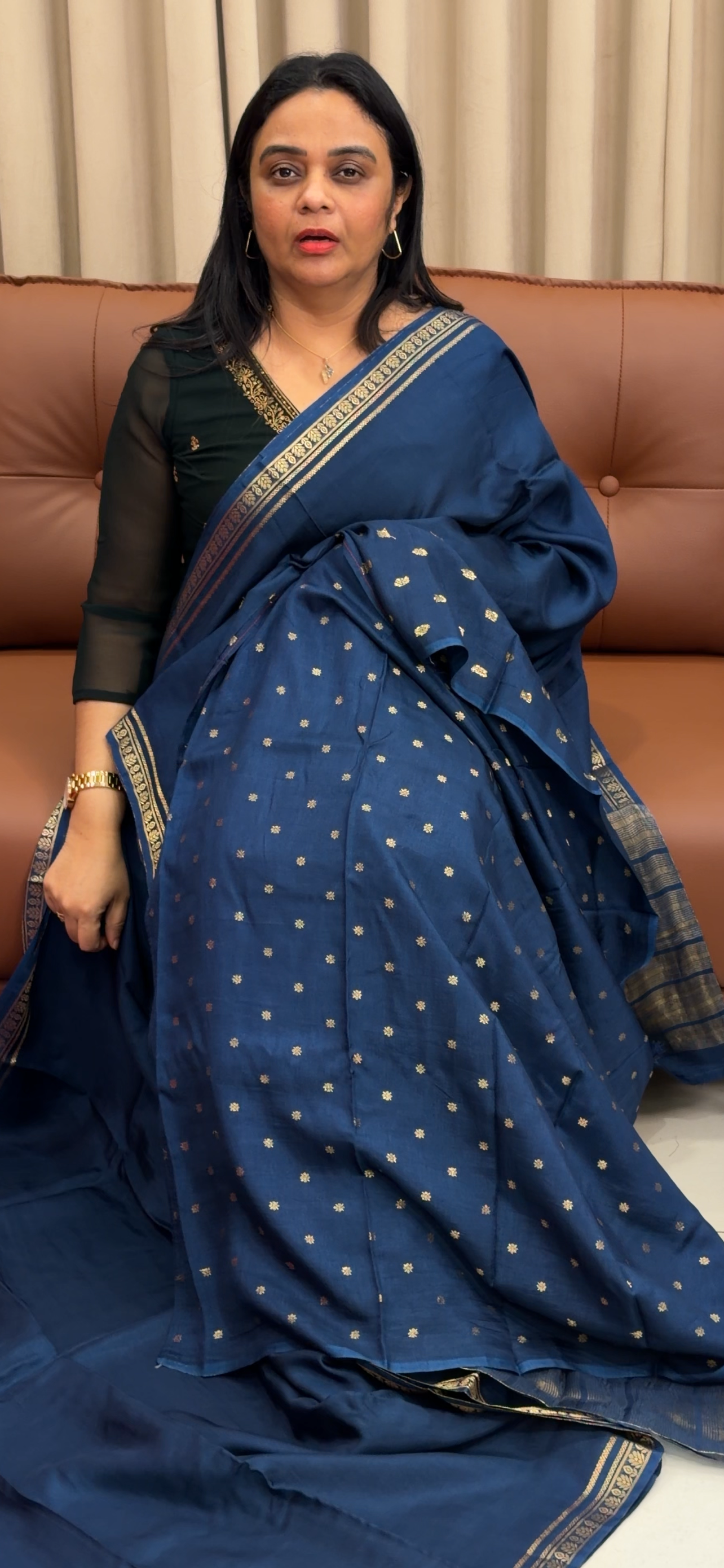 SEMI SILK SAREES - IHA 33600