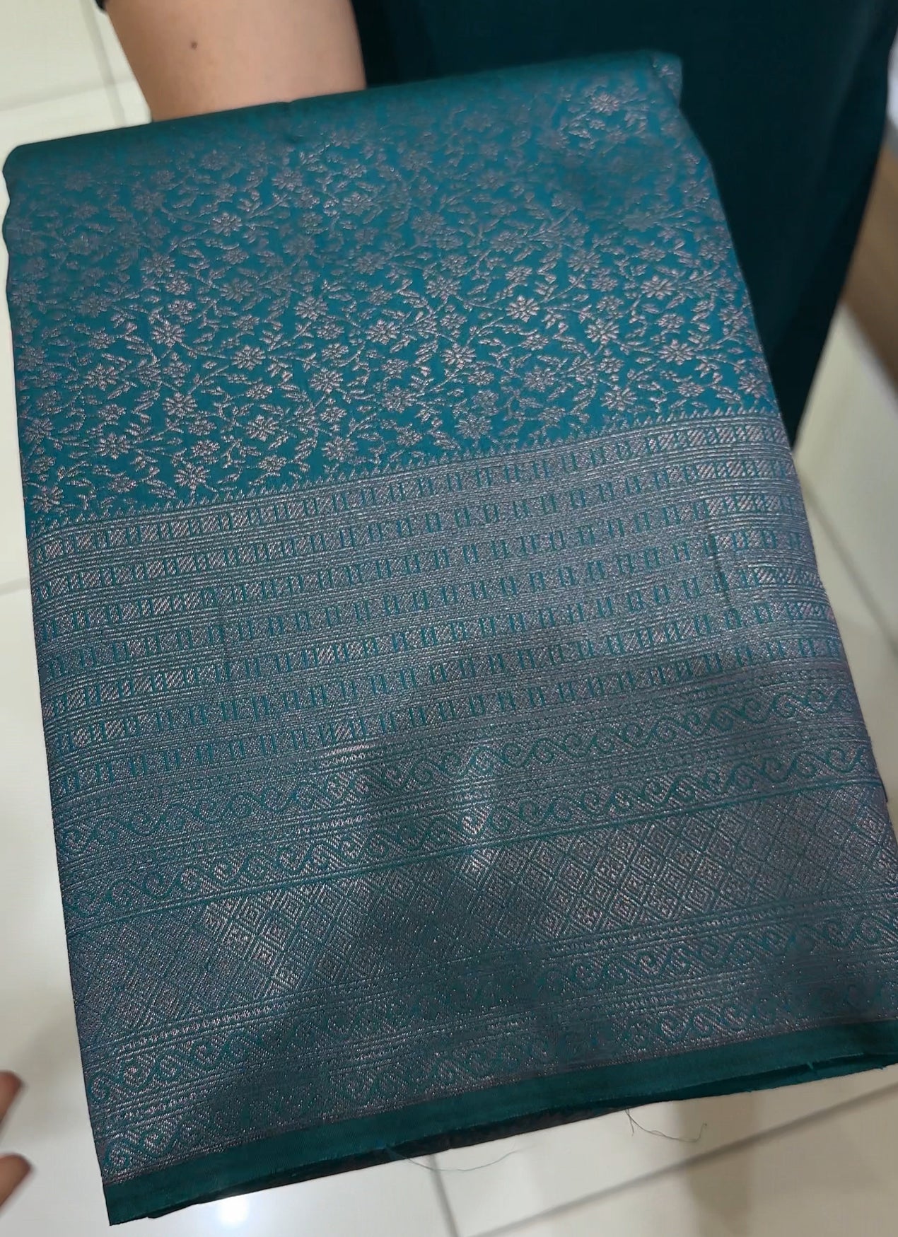 SEMI BROCADE SAREES - IHA 26093