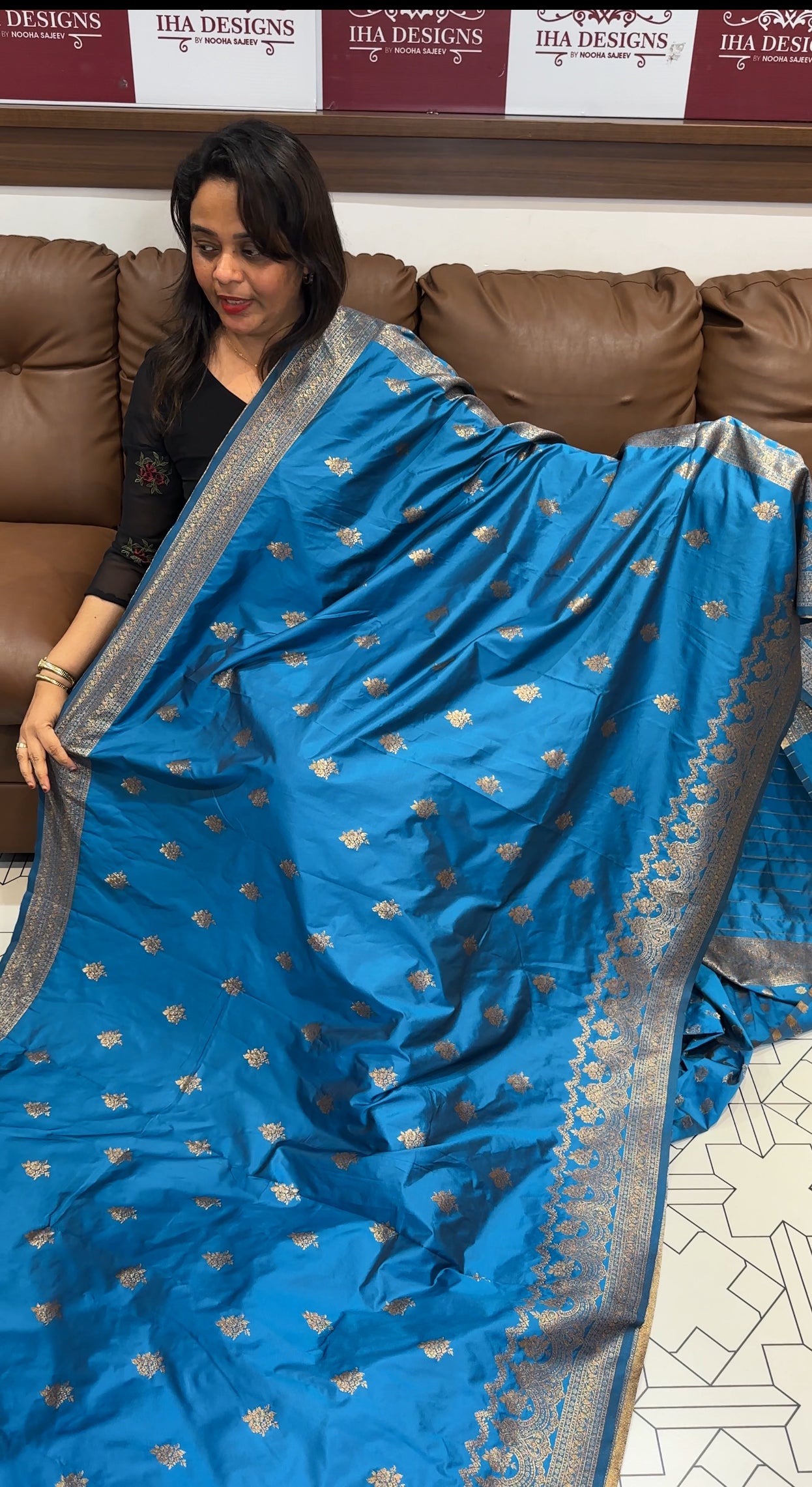 SEMI KATAN SAREES - IHA 24877