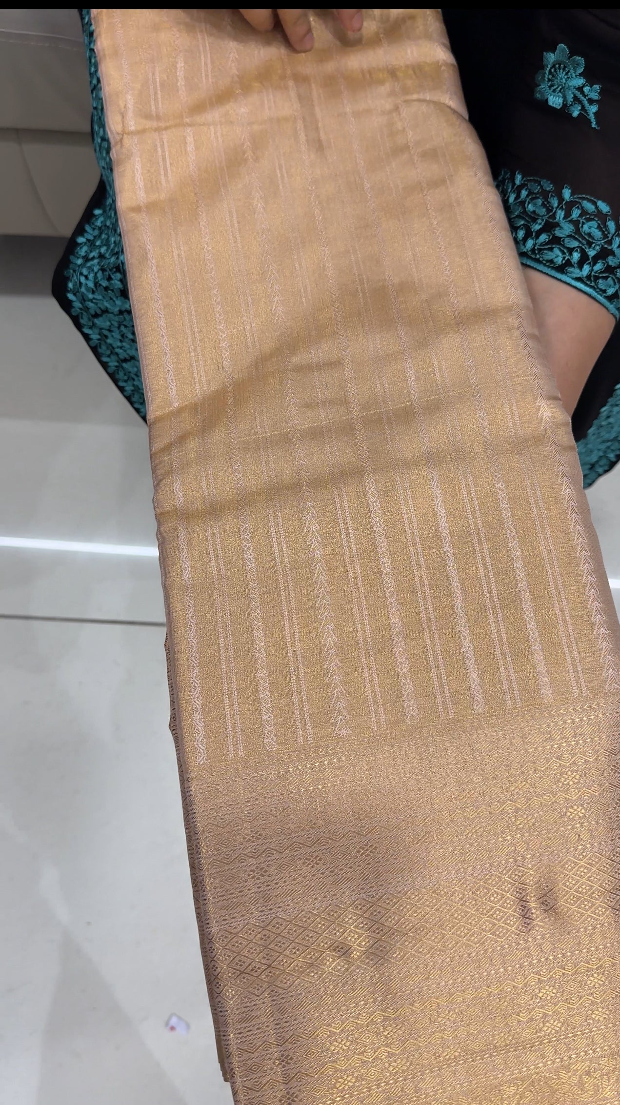 DESIGNER TISSUE KANCHIPURAM SILK SAREES - IHA 26353