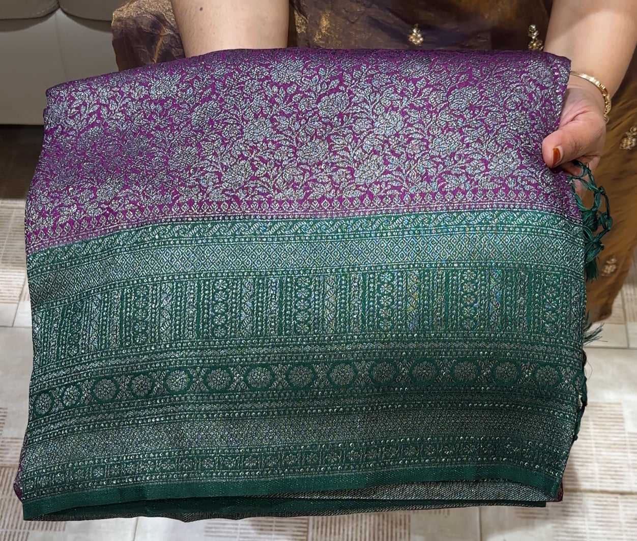 SEMI KATAN SAREES - IHA 22694