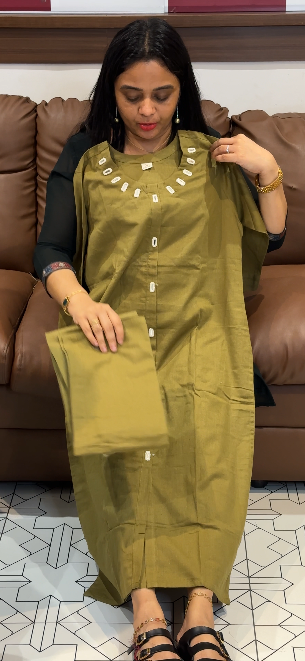 SLUB COTTON TOP AND BOTTOM - IHA 35571