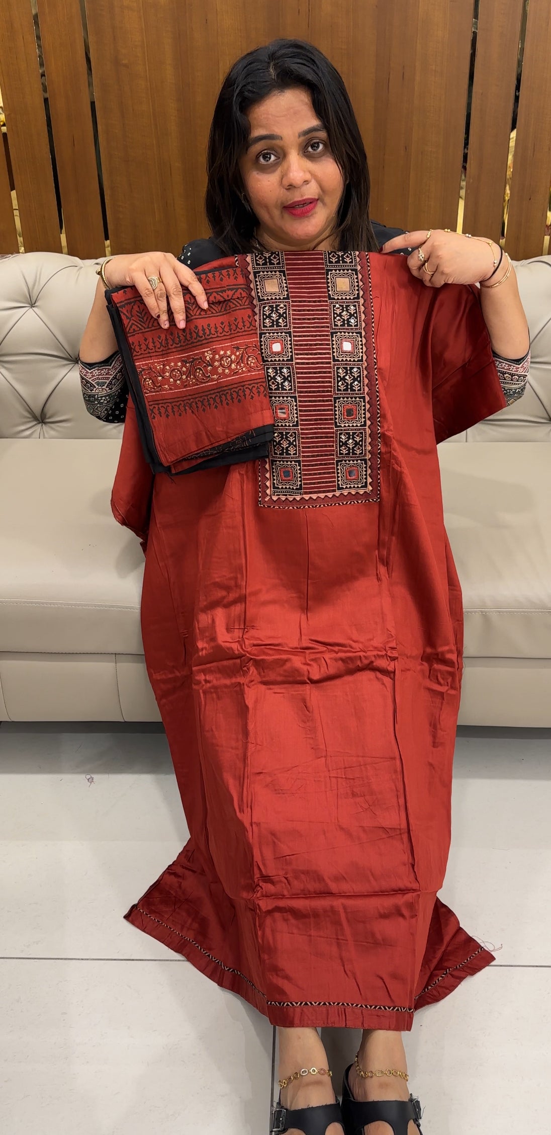 COTTON UNSTITCHED SALWAR SUITS - IHA 25989
