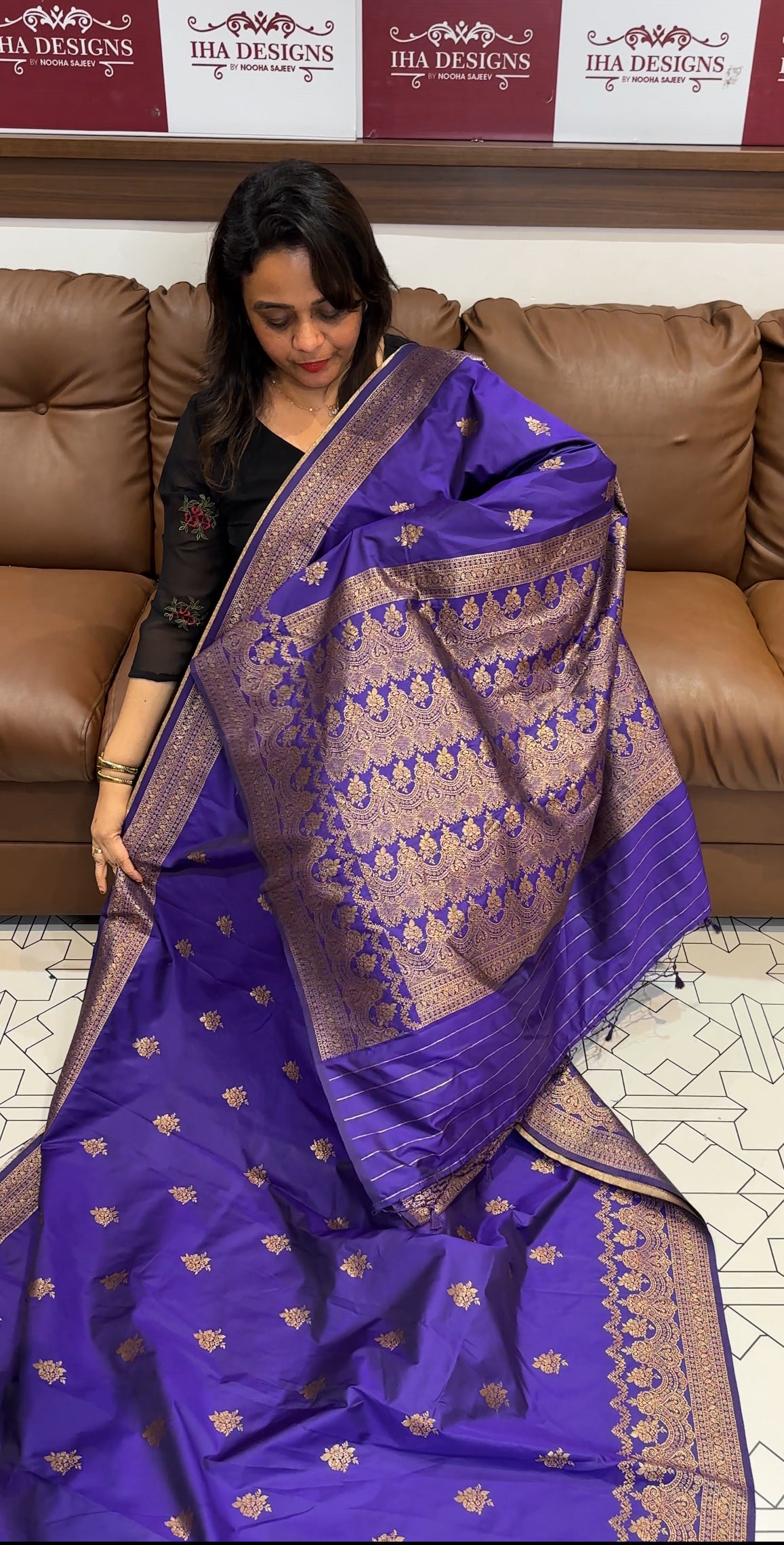 SEMI KATAN SAREES - IHA 24877