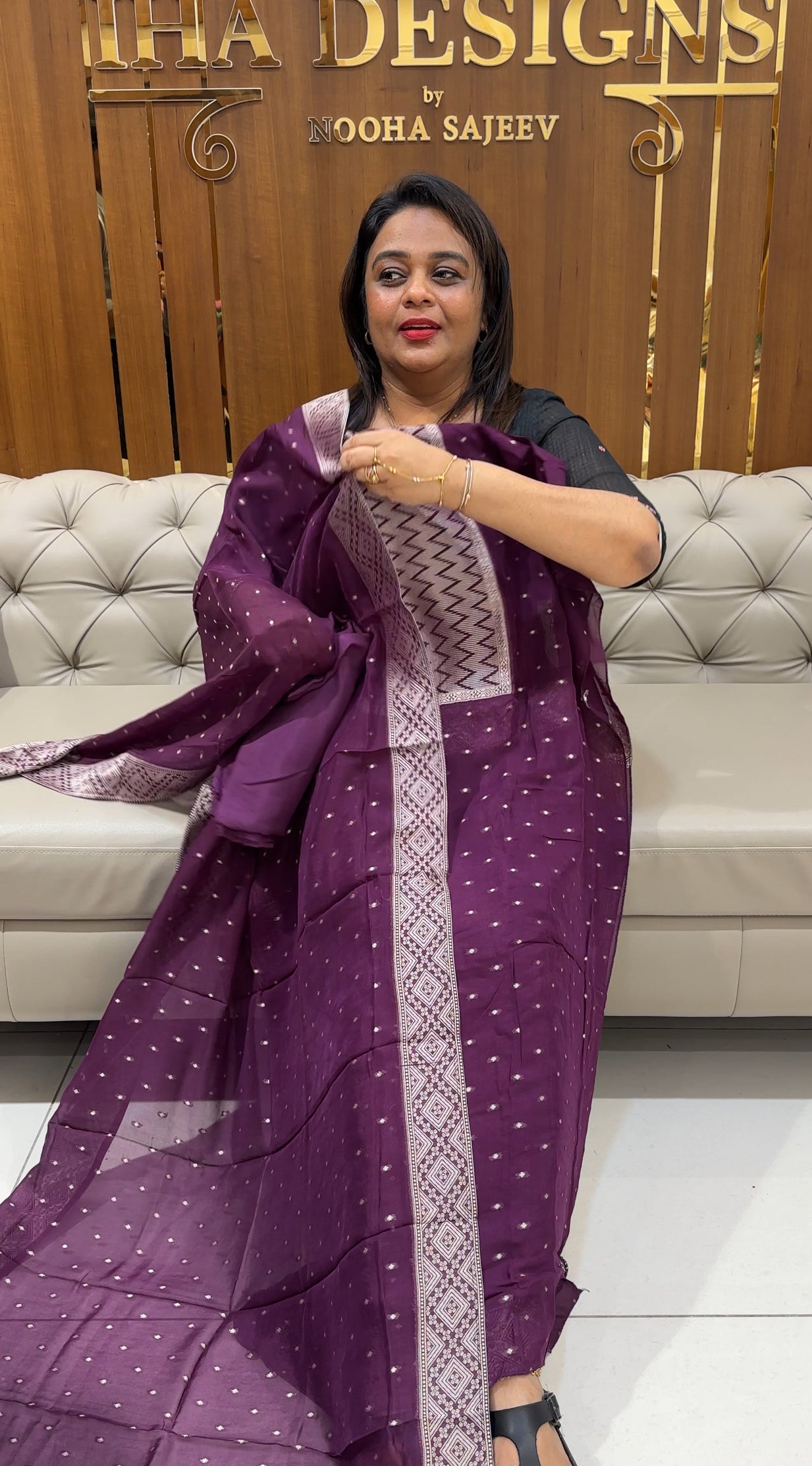 DOLA SILK UNSTITCHED SALWAR SUITS - IHA 25008