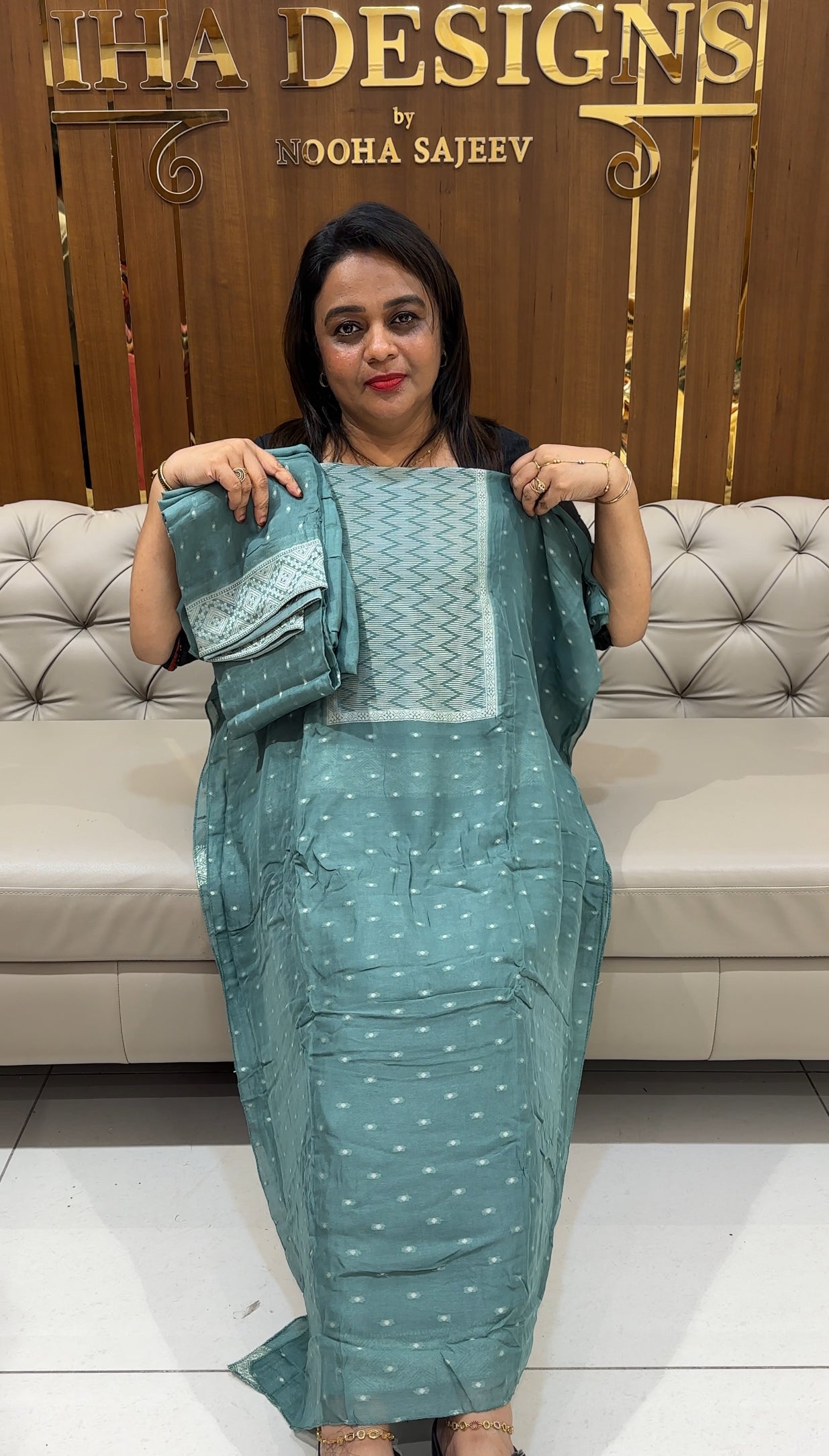 DOLA SILK UNSTITCHED SALWAR SUITS - IHA 25008
