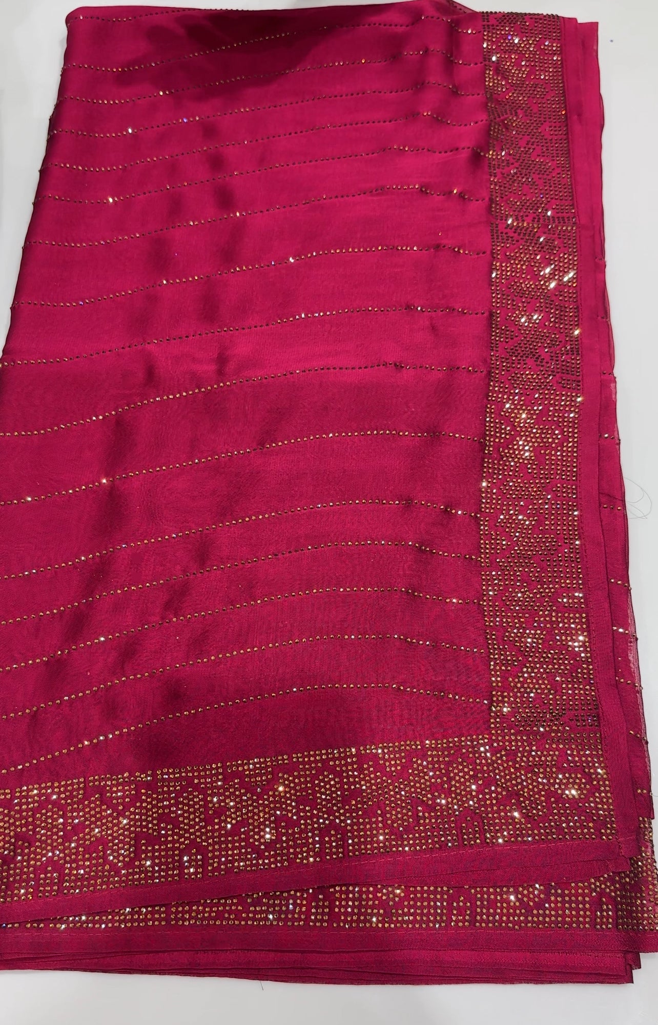SILKY GEORGETTE SAREES - IHA 27389