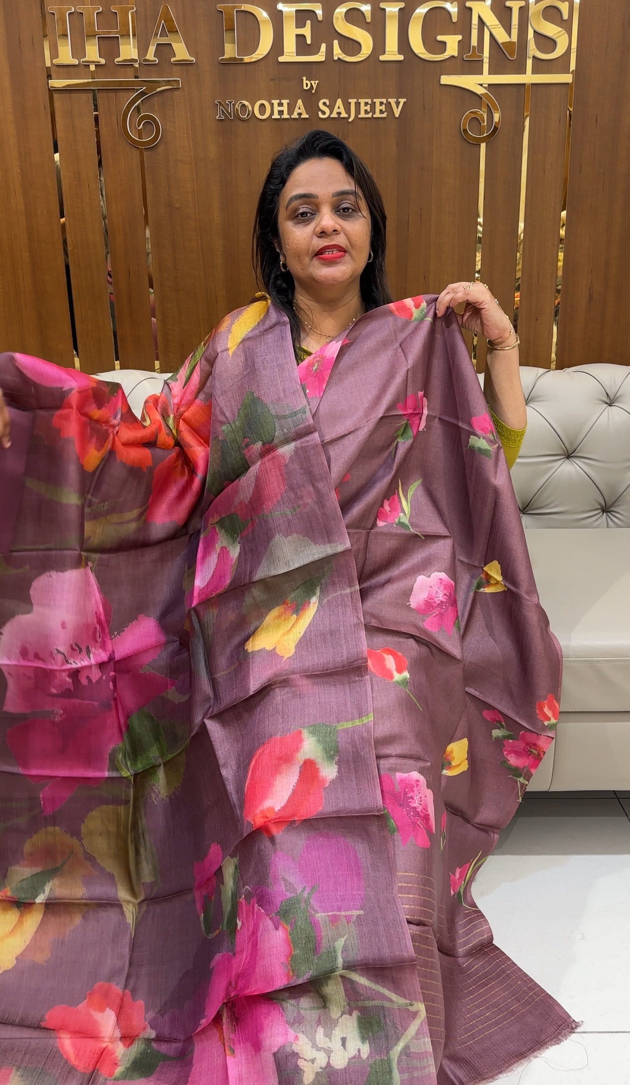 TUSSUR SILK UNSTITCHED SALWAR SUITS - IHA 25022