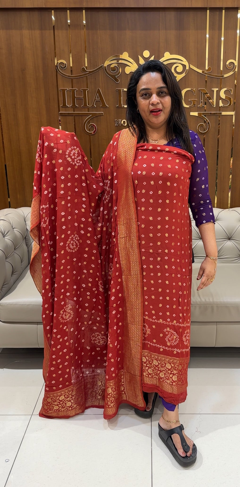 BANDHEJ BANARASI UNSTITCHED SALWAR SUITS - IHA 24950