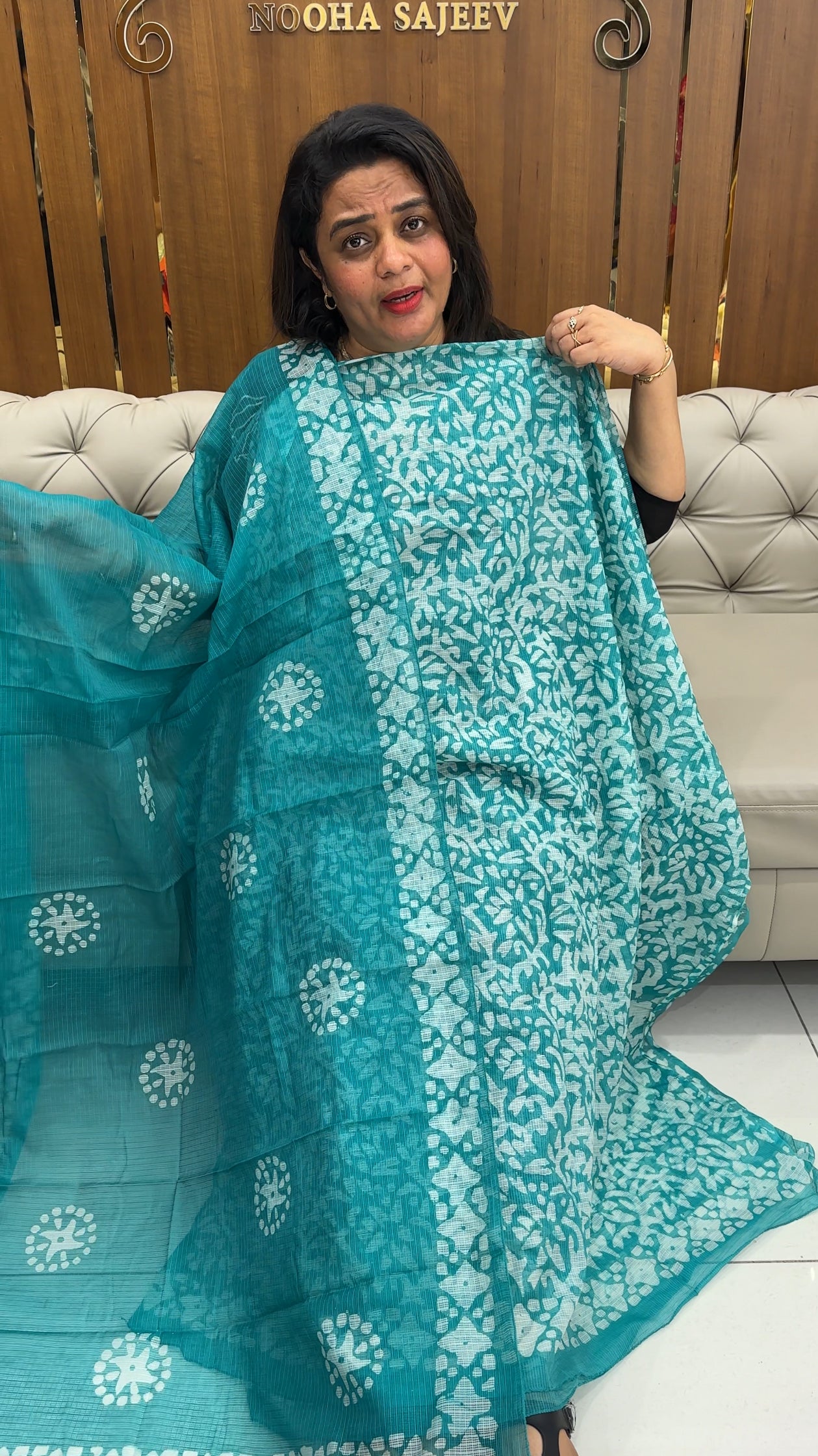 BATIK PRINTED UNSTITCHED SALWAR SUITS - IHA 25919