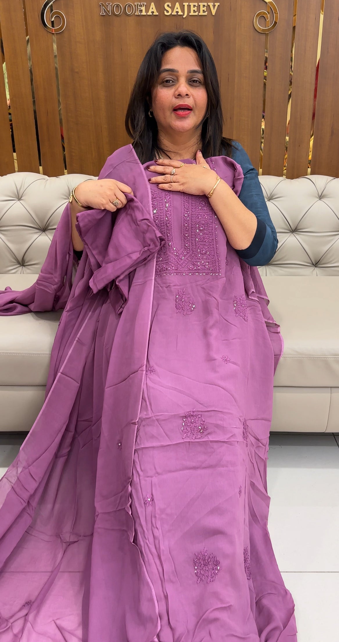 VISCOSE GEORGETTE UNSTITCHED SALWAR SUITS - IHA 25962