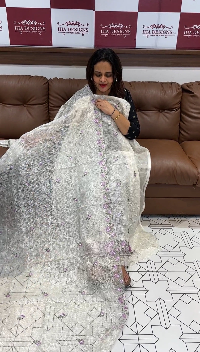 NET KOTA UNSTITCHED SALWAR SUITS - IHA 22236