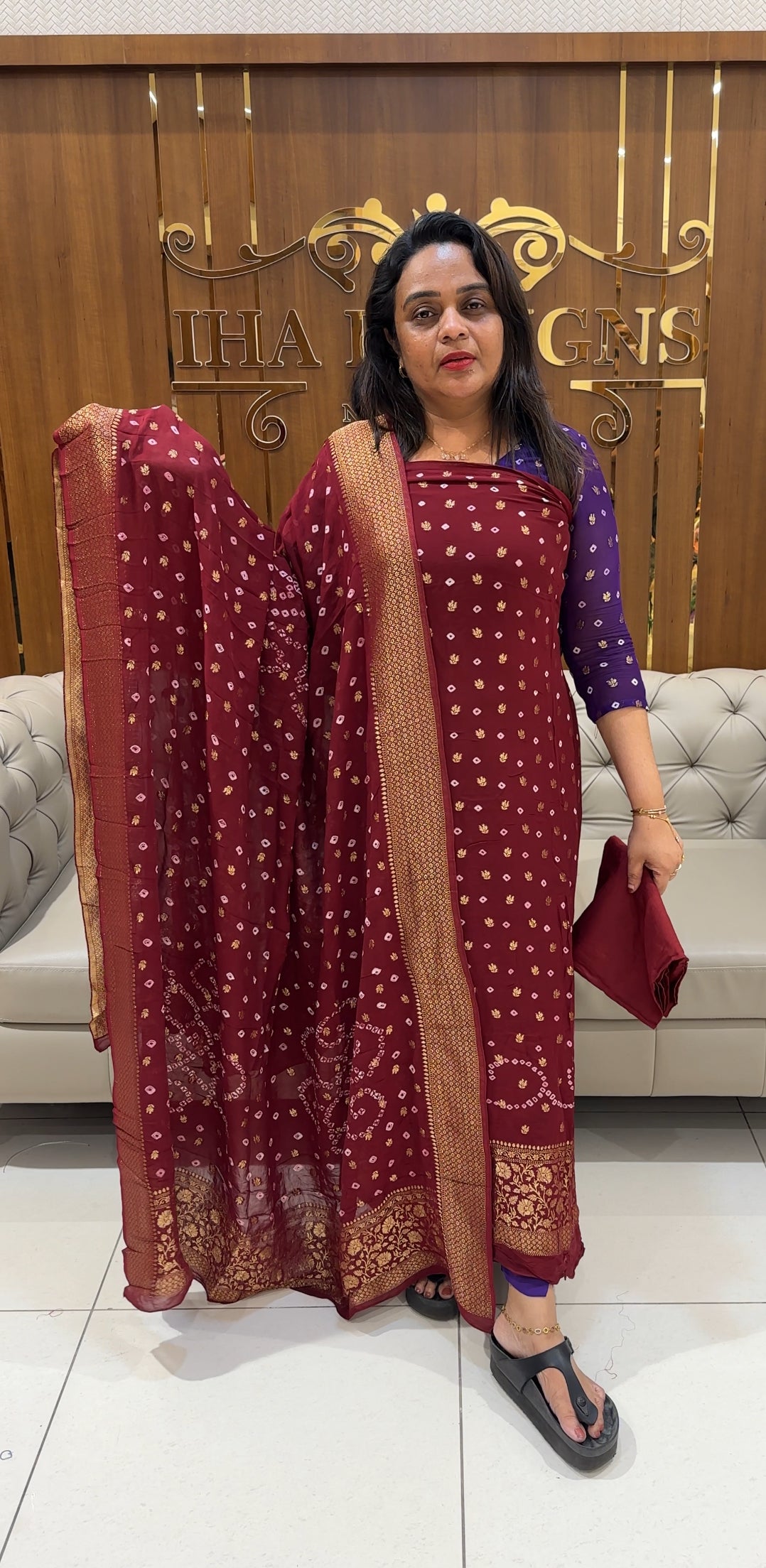 BANDHEJ BANARASI UNSTITCHED SALWAR SUITS - IHA 24950