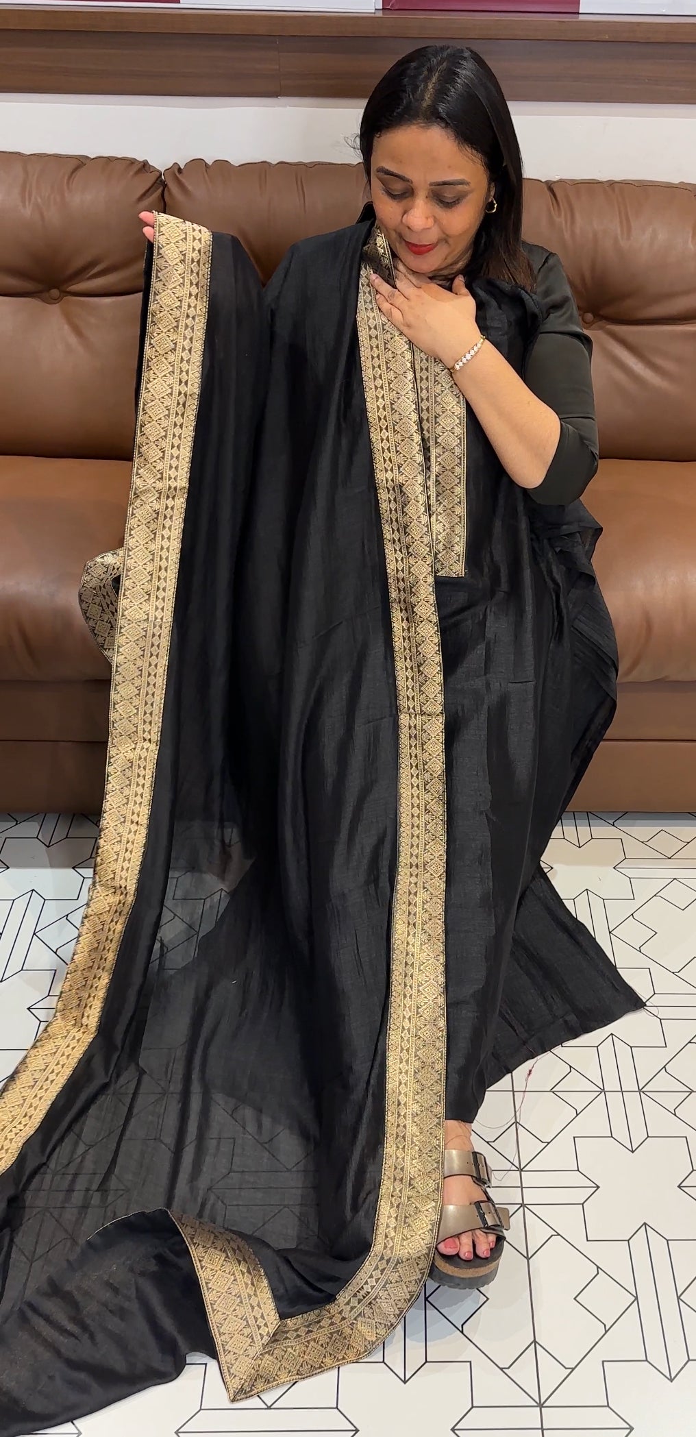 SEMI RAW SILK UNSTITCHED SALWAR SUITS - IHA 22051