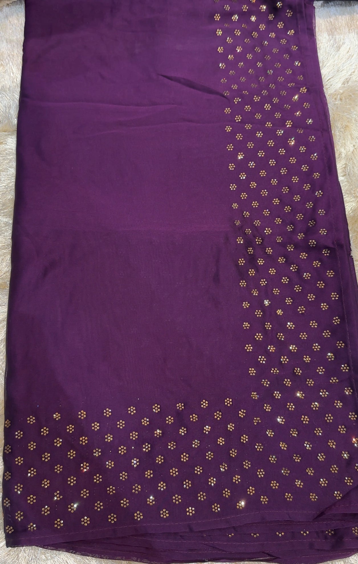 SILKY GEORGETTE SAREES - IHA 27784