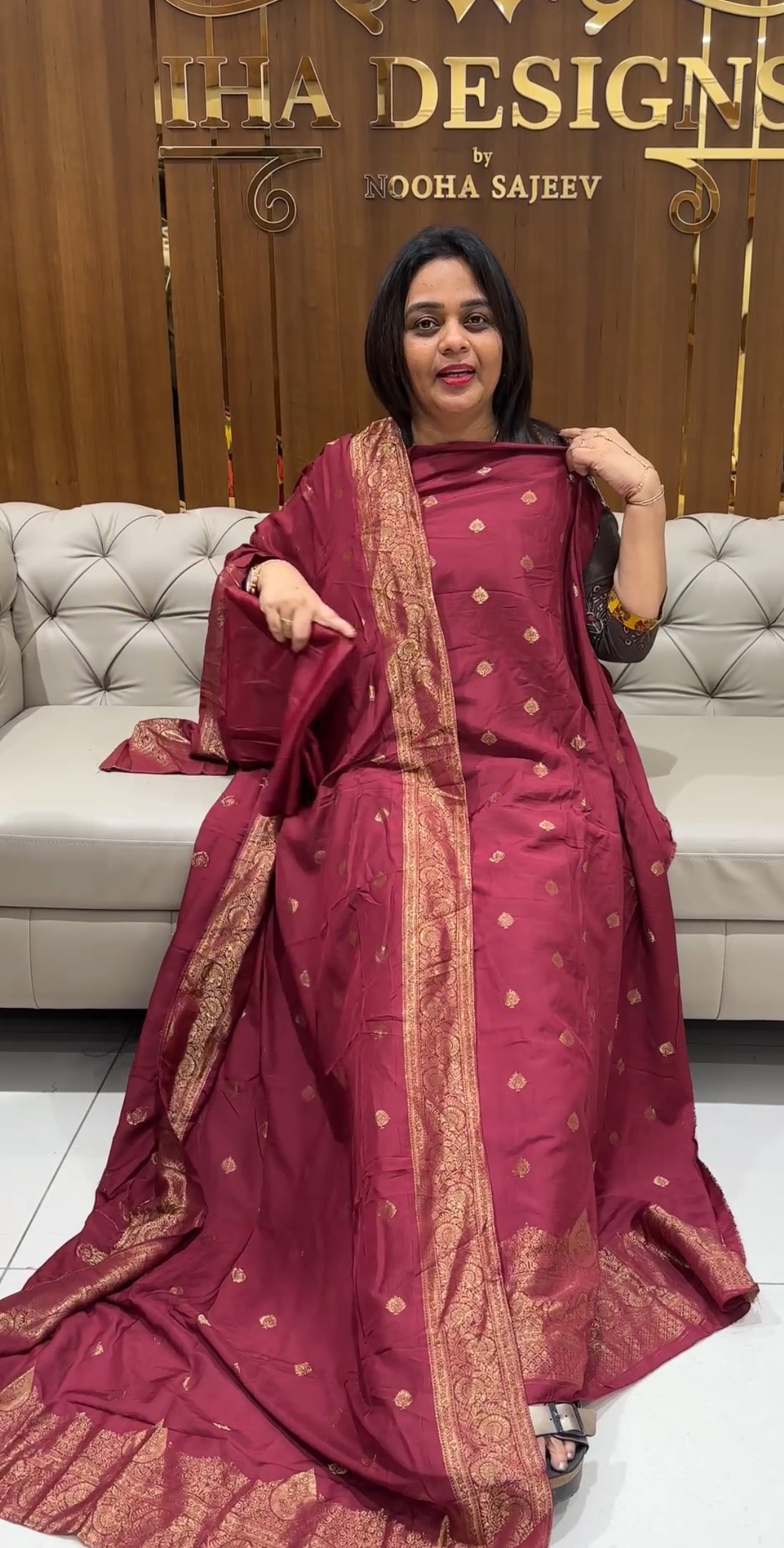 FORWARD BANARASI UNSTITCHED SALWAR SUITS - IHA 24425