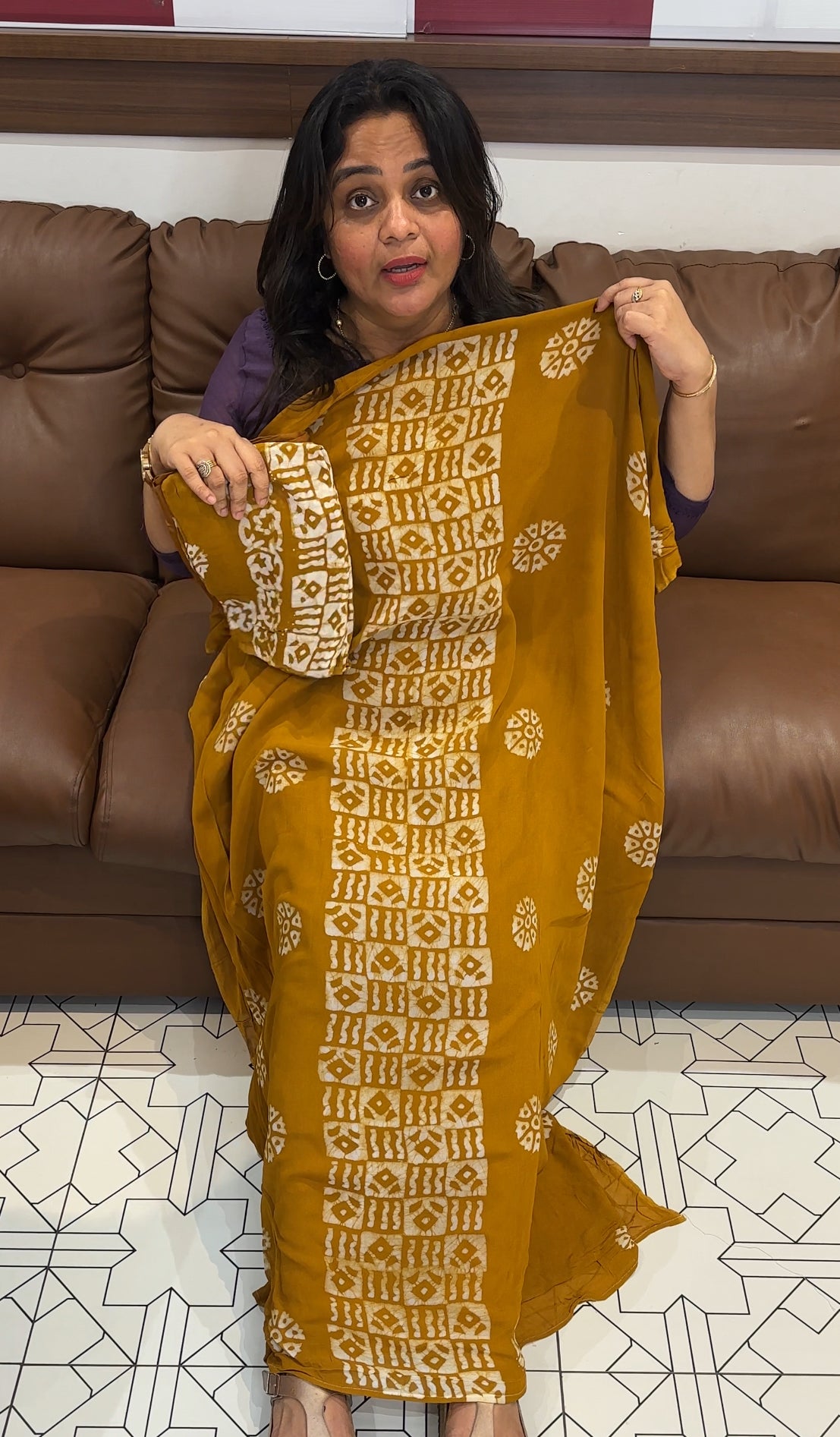 VISCOSE GEORGETTE UNSTITCHED SALWAR SUIST - IHA 27180