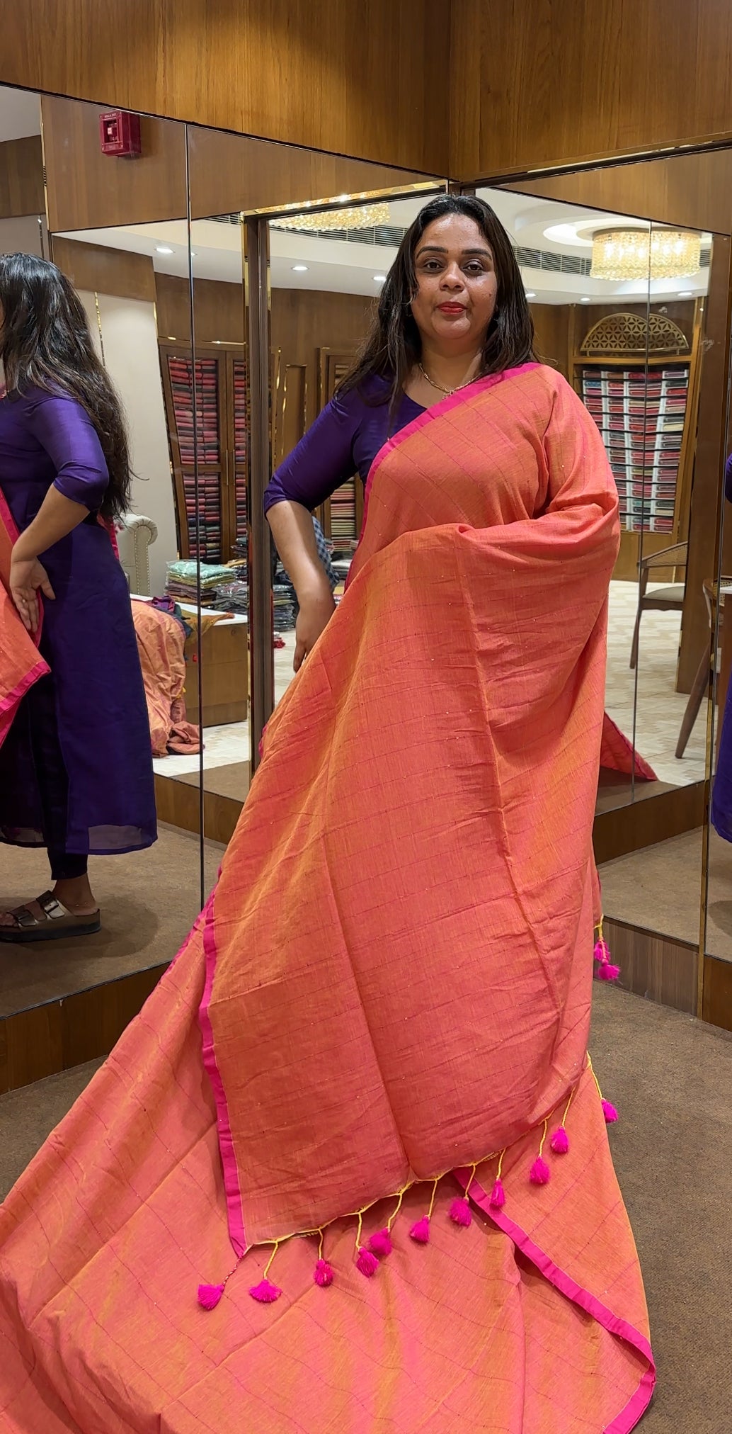 COTTON SAREES - IHA 21280