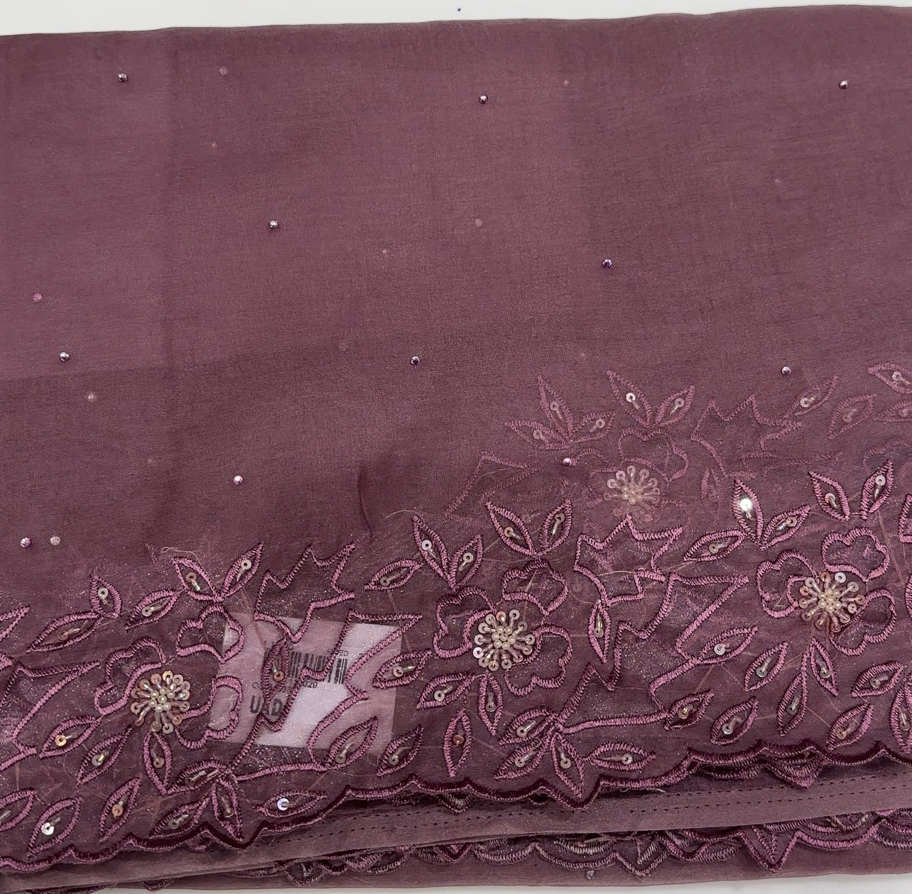 NYLON ORGANZA SAREES - IHA 27377