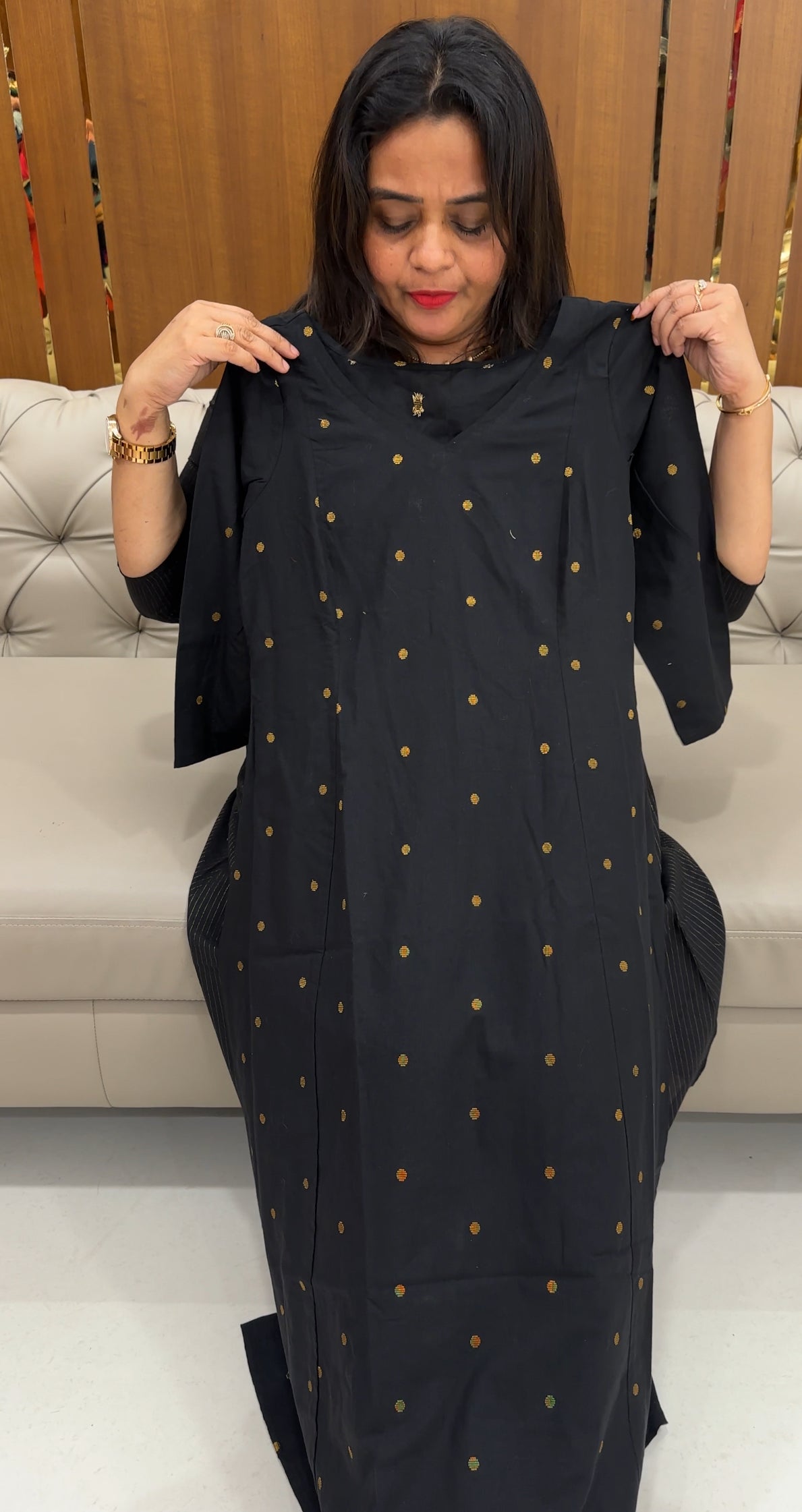 HANDLOOM COTTON ALINE TOPS - IHA 26350