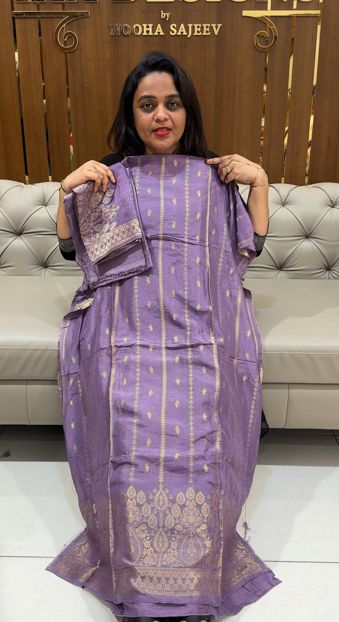 BANARASI UNSTITCHED SALWAR SUITS - IHA 24957