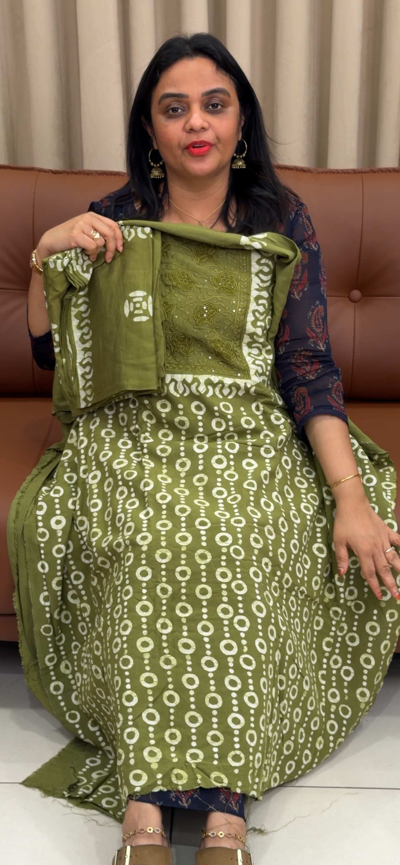 PRINTED RAYON UNSTITCHED SALWAR SUITS - IHA 33582