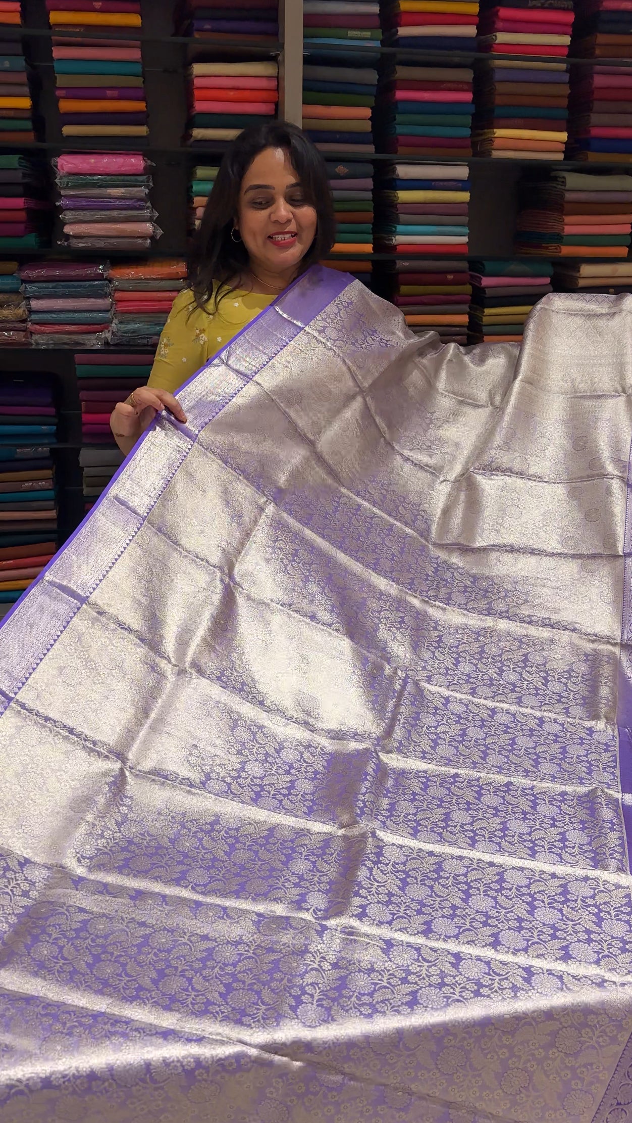 DESIGNER TISSUE KANCHIPURAM SILK SAREES - IHA 26325