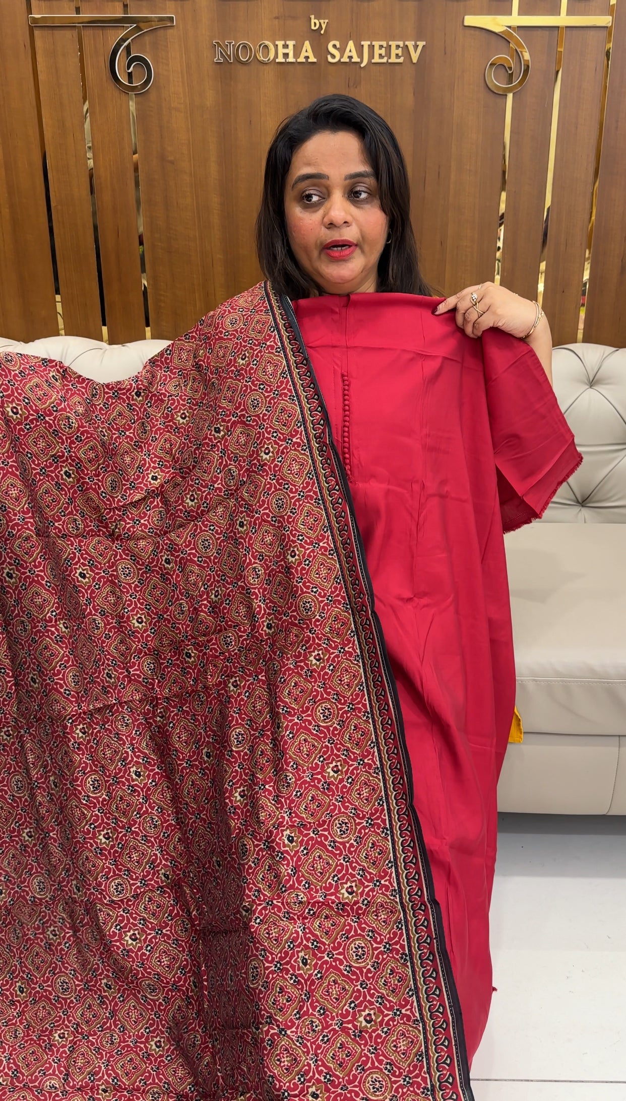 SEMI MODAL UNSTITCHED SALWAR SUITS - IHA 25761