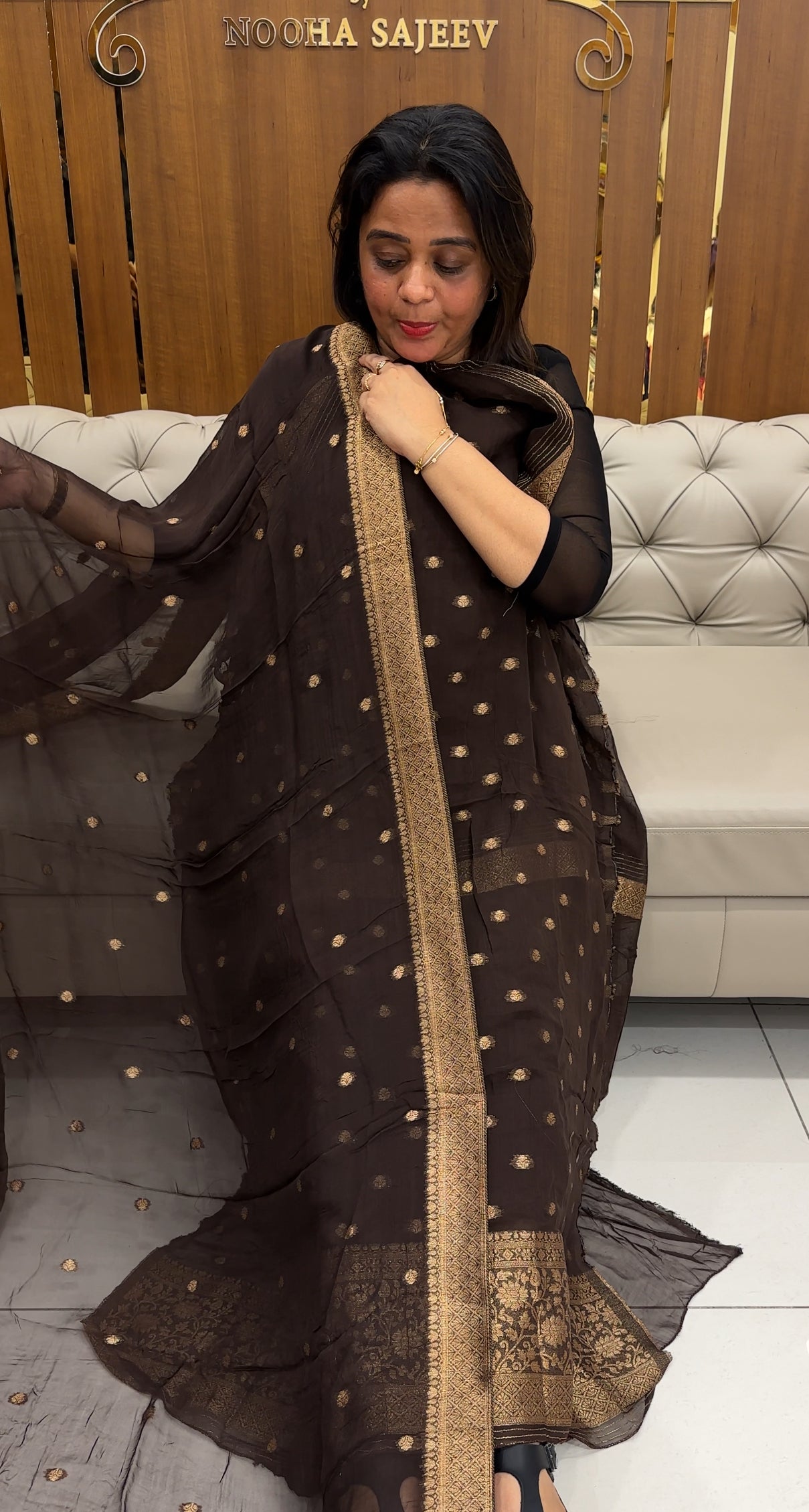 VISCOSE GEORGETTE UNSTITCHED SALWAR SUITS - IHA 26277