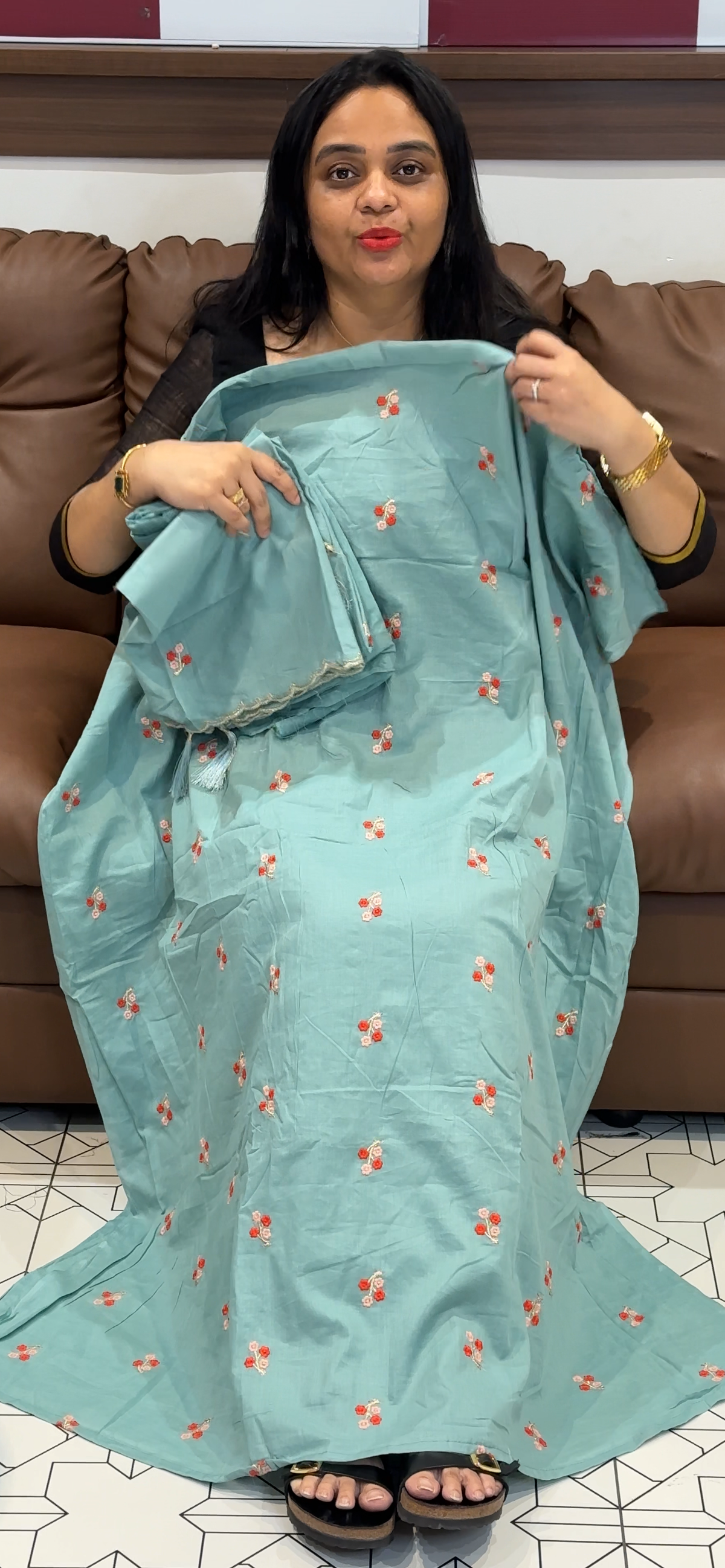 OFFER SALES UNSTITCHED SALWAR SUITS - IHA 35478
